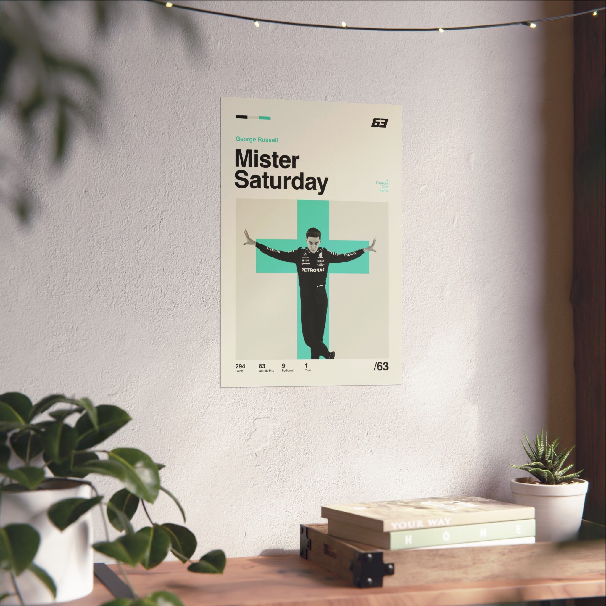 Mister Saturday Mid-century Poster