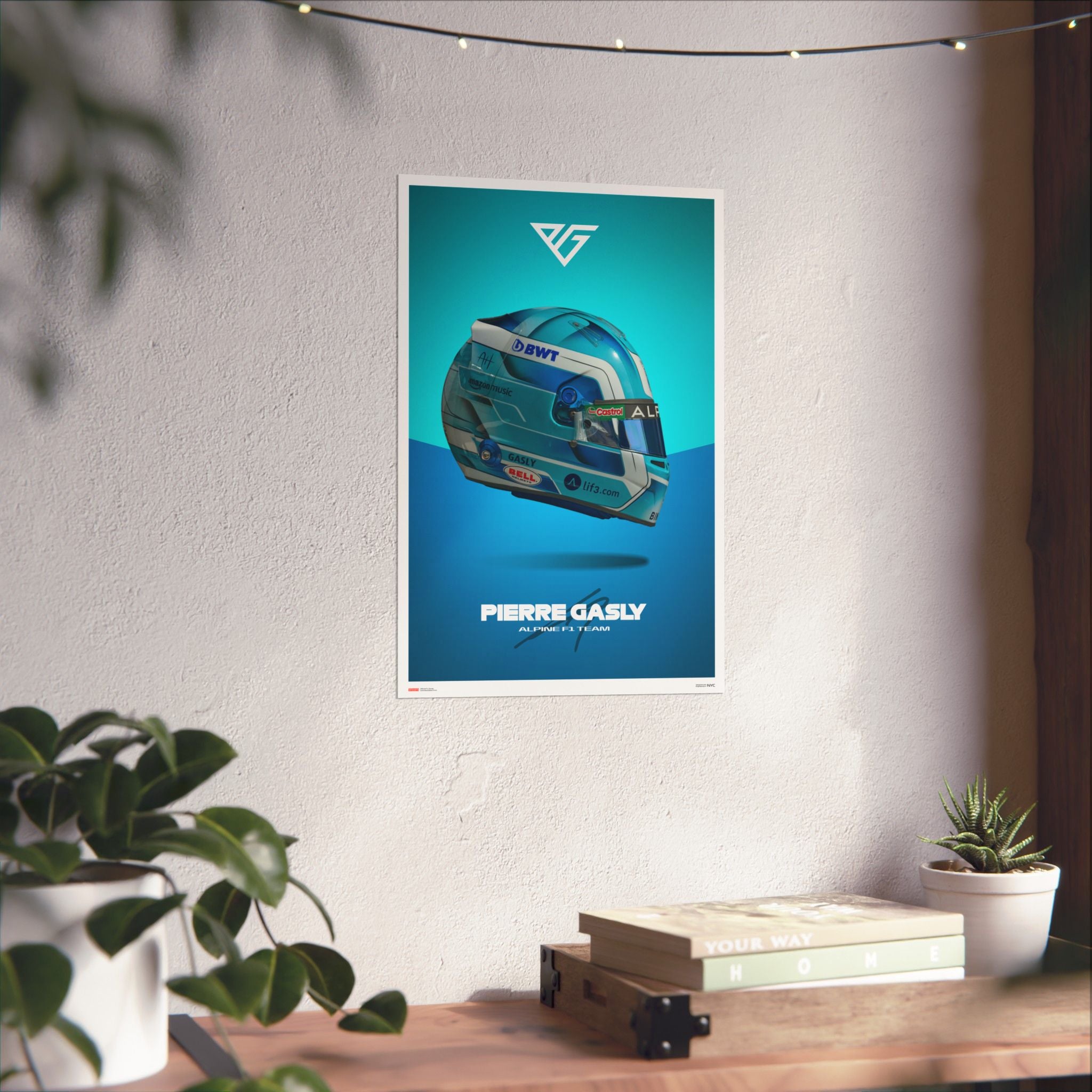 Pierre Gasly Signature Poster