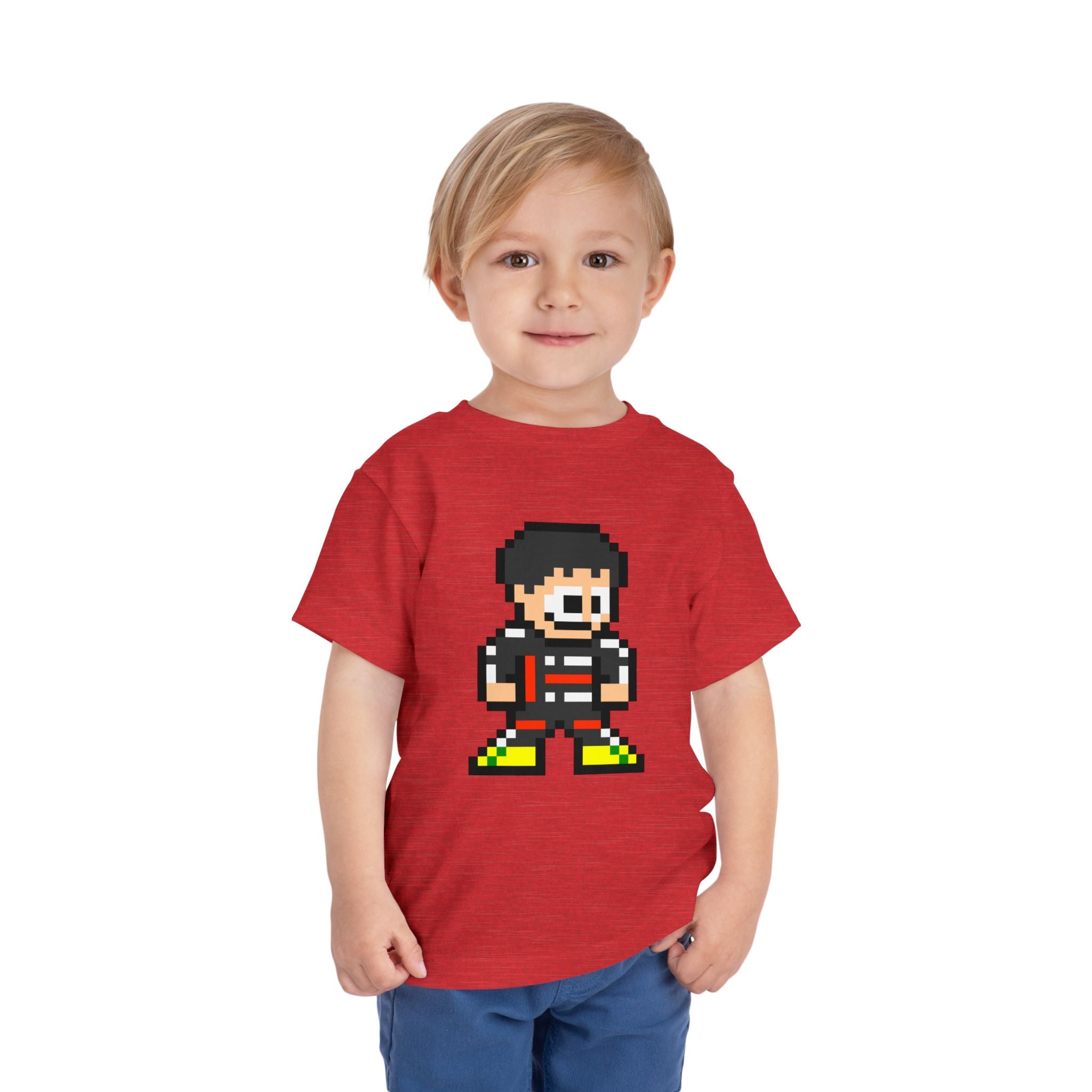 8-bit Gabriel Bortoleto Toddler Tee
