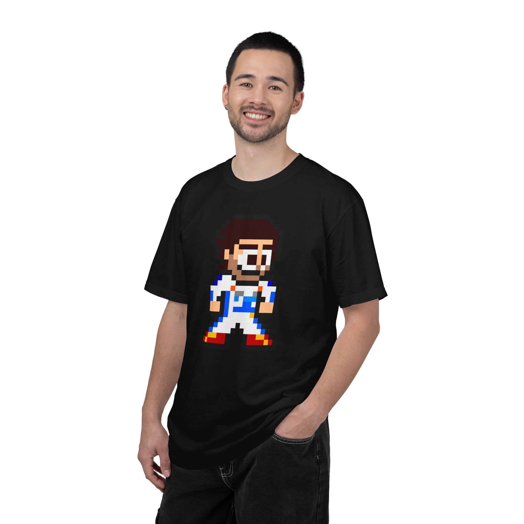 8-bit Carlos Sainz Adult Heavyweight 100% Cotton T-shirt