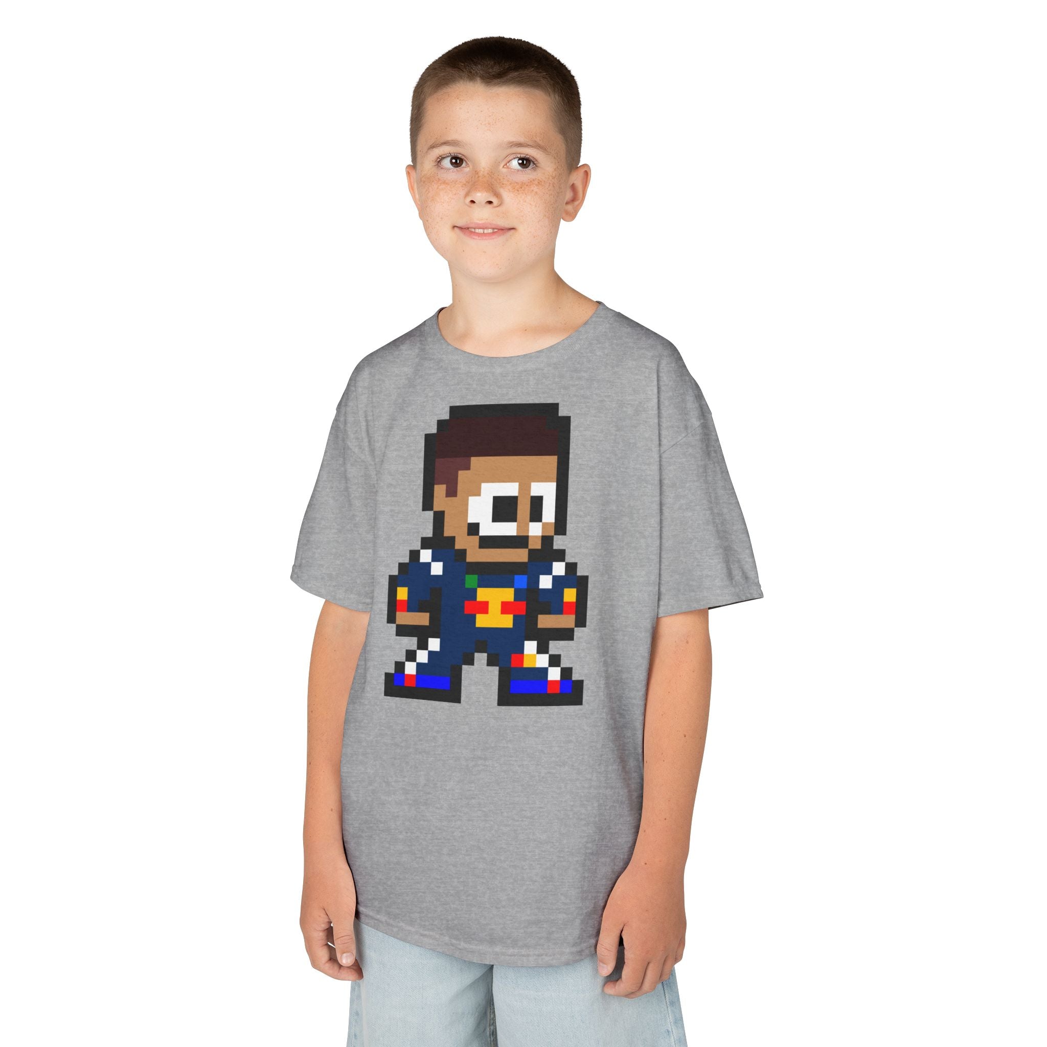 8-bit Isack Hadjar Kids Tee