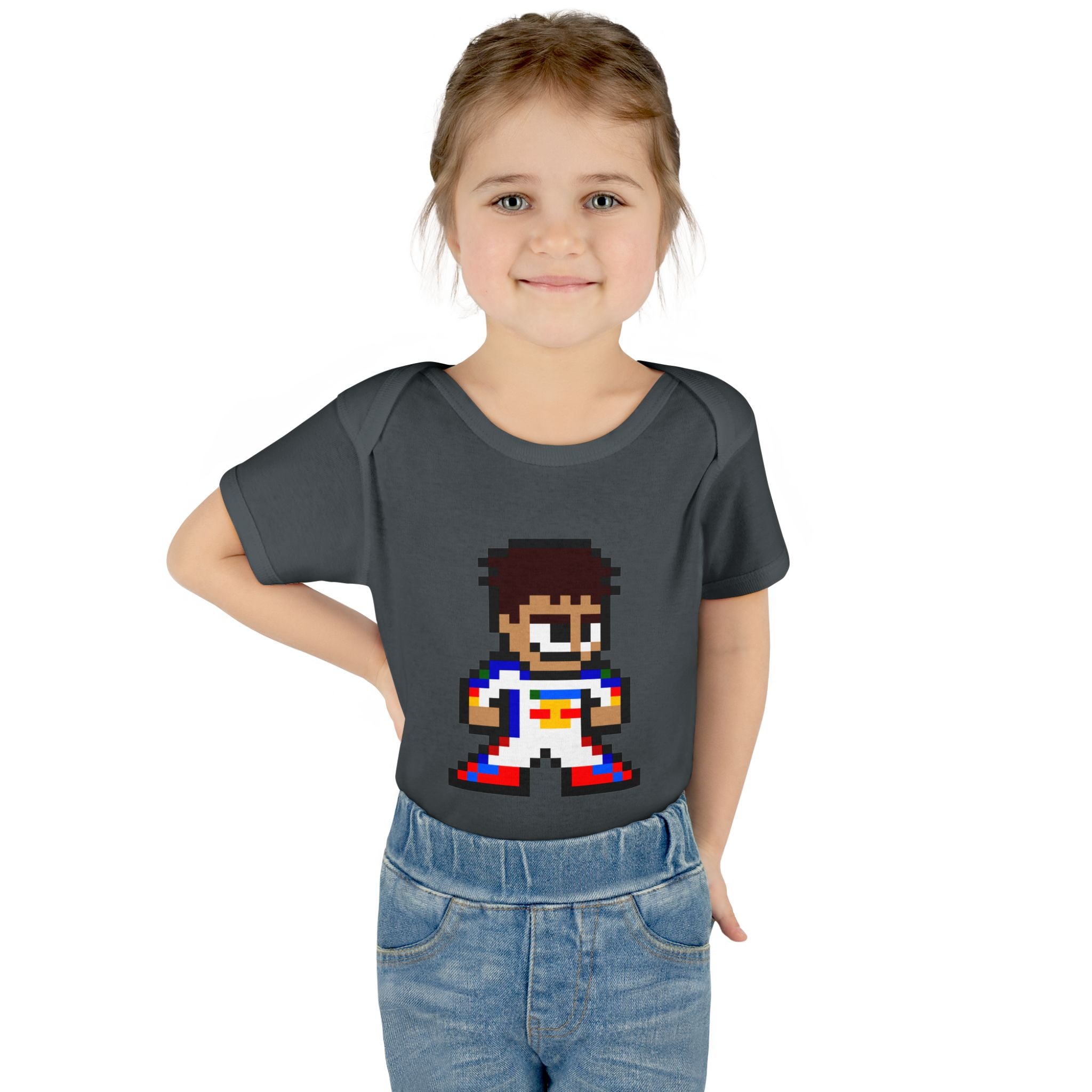 8-bit Arvid Lindblad Baby Bodysuit