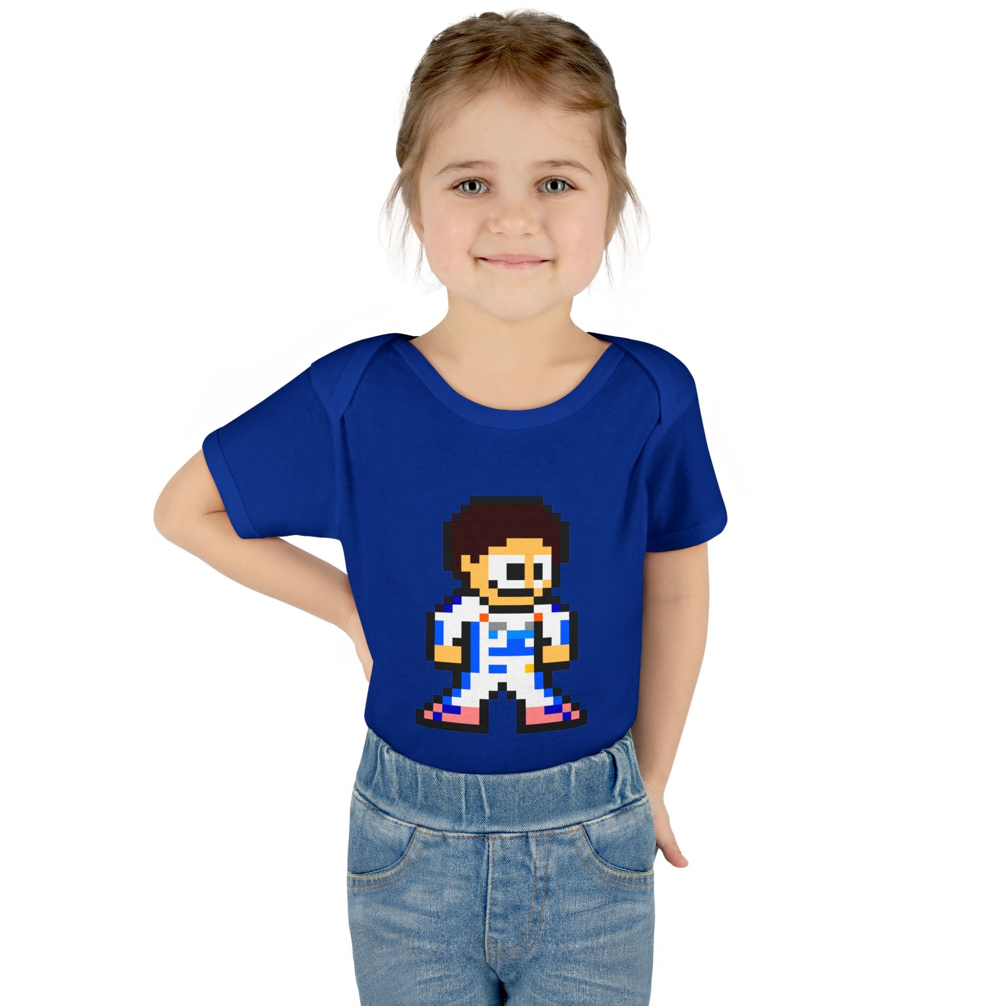 8-bit Alex Albon Baby Bodysuit