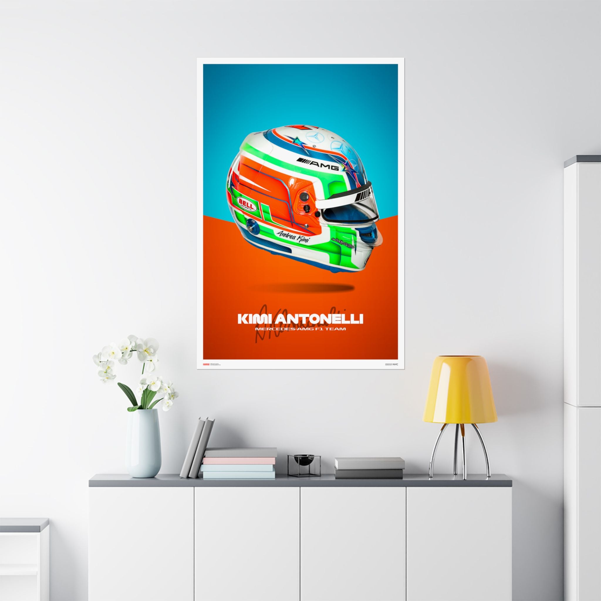 Kimi Antonelli Signature Poster