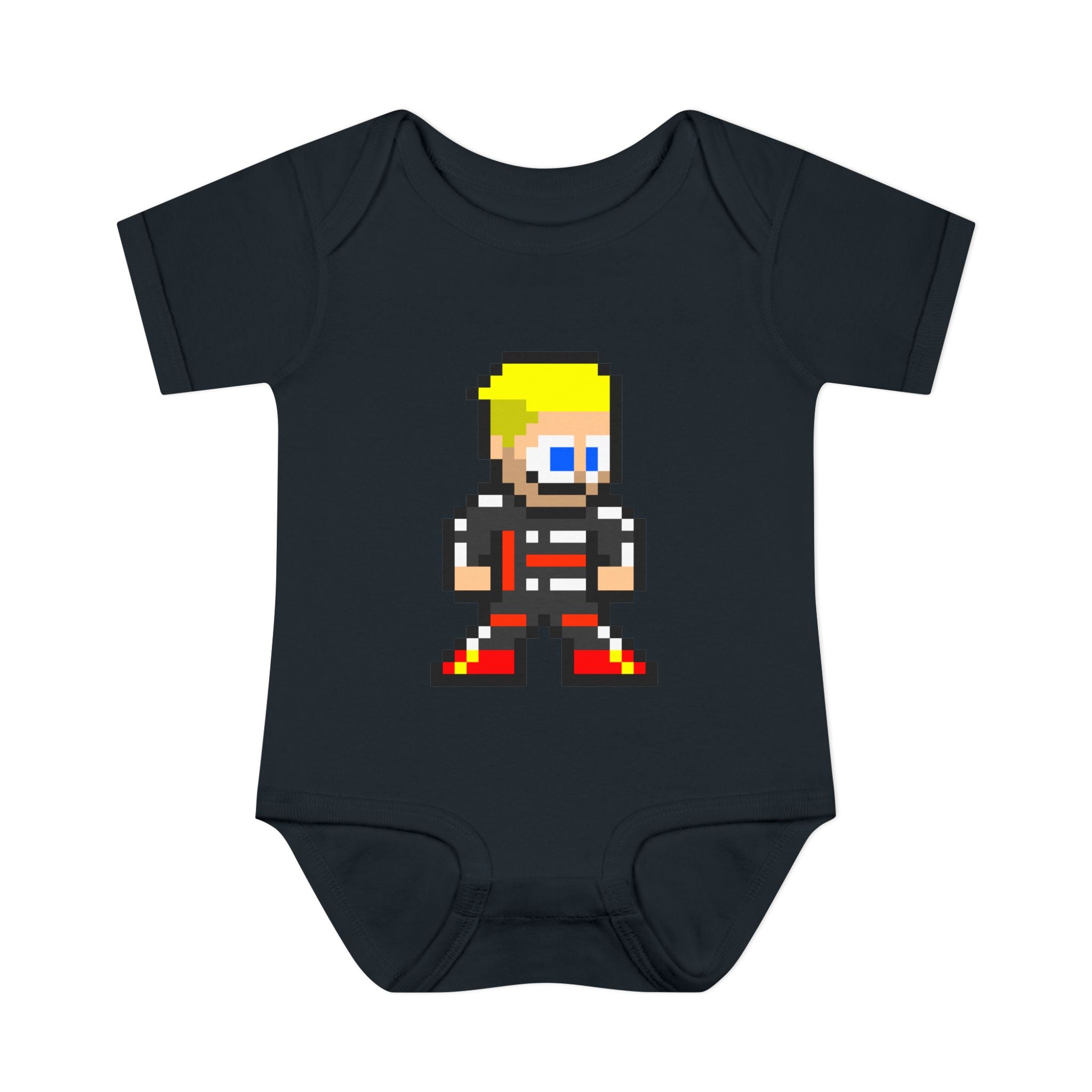 8-bit Nico Hulkenberg Baby Bodysuit