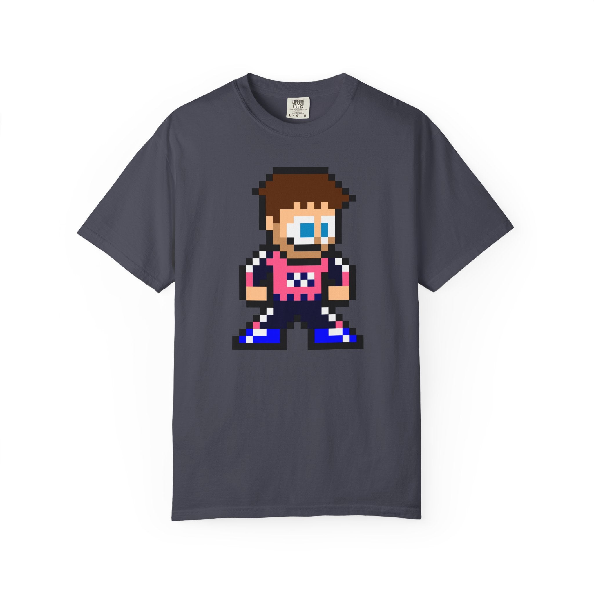 8-bit Pierre Gasly Adult Heavyweight 100% Cotton T-shirt
