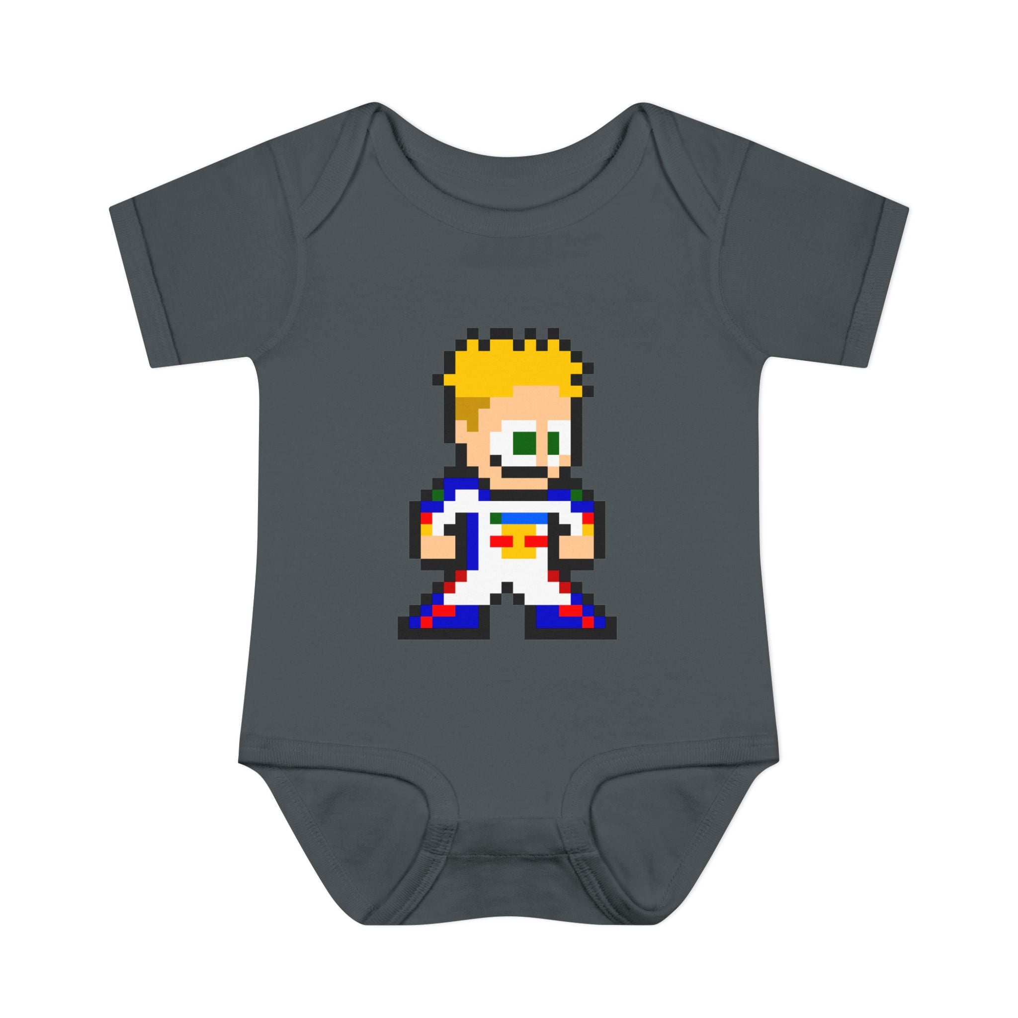 8-bit Liam Lawson Baby Bodysuit