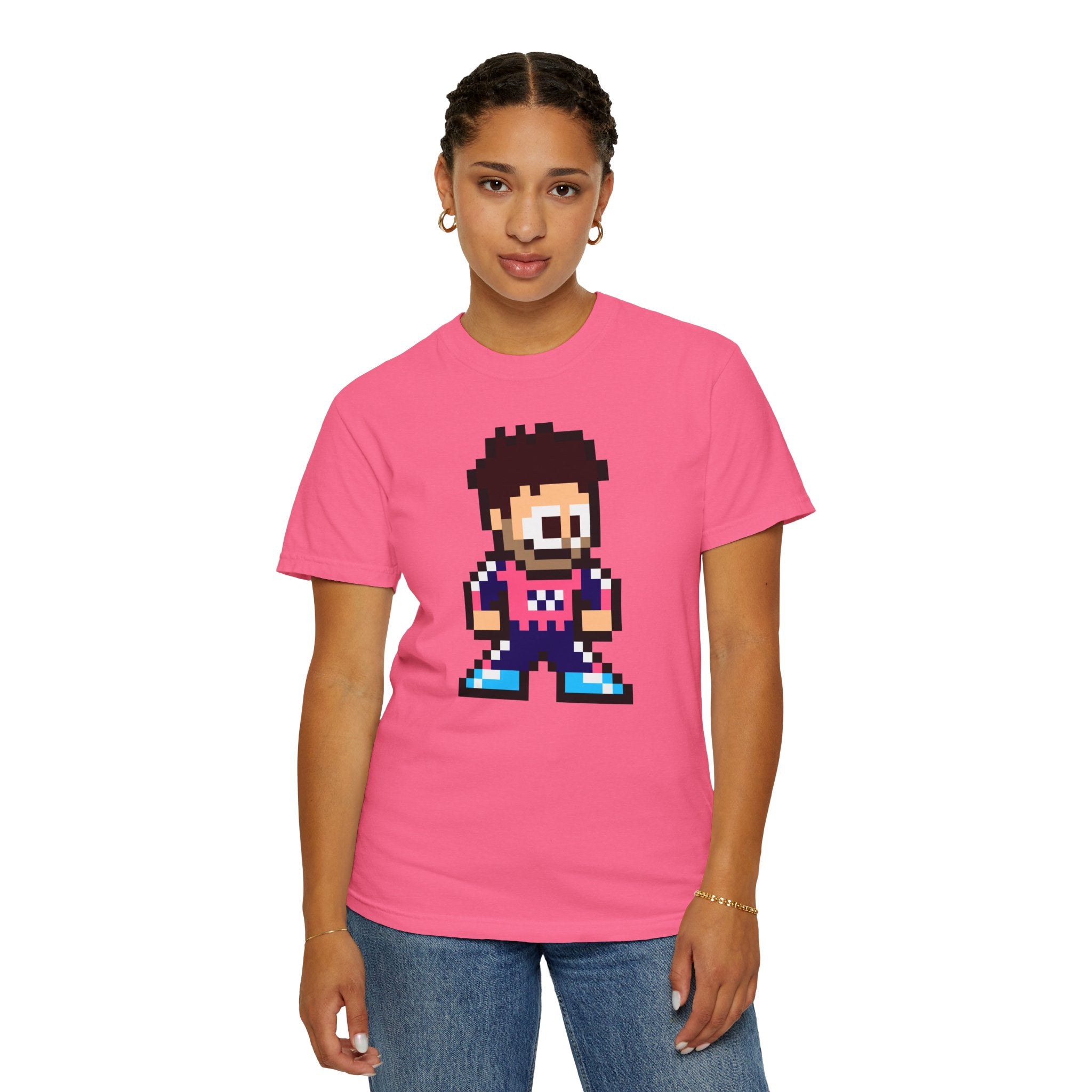 8-bit Franco Colapinto Adult Heavyweight 100% Cotton T-shirt