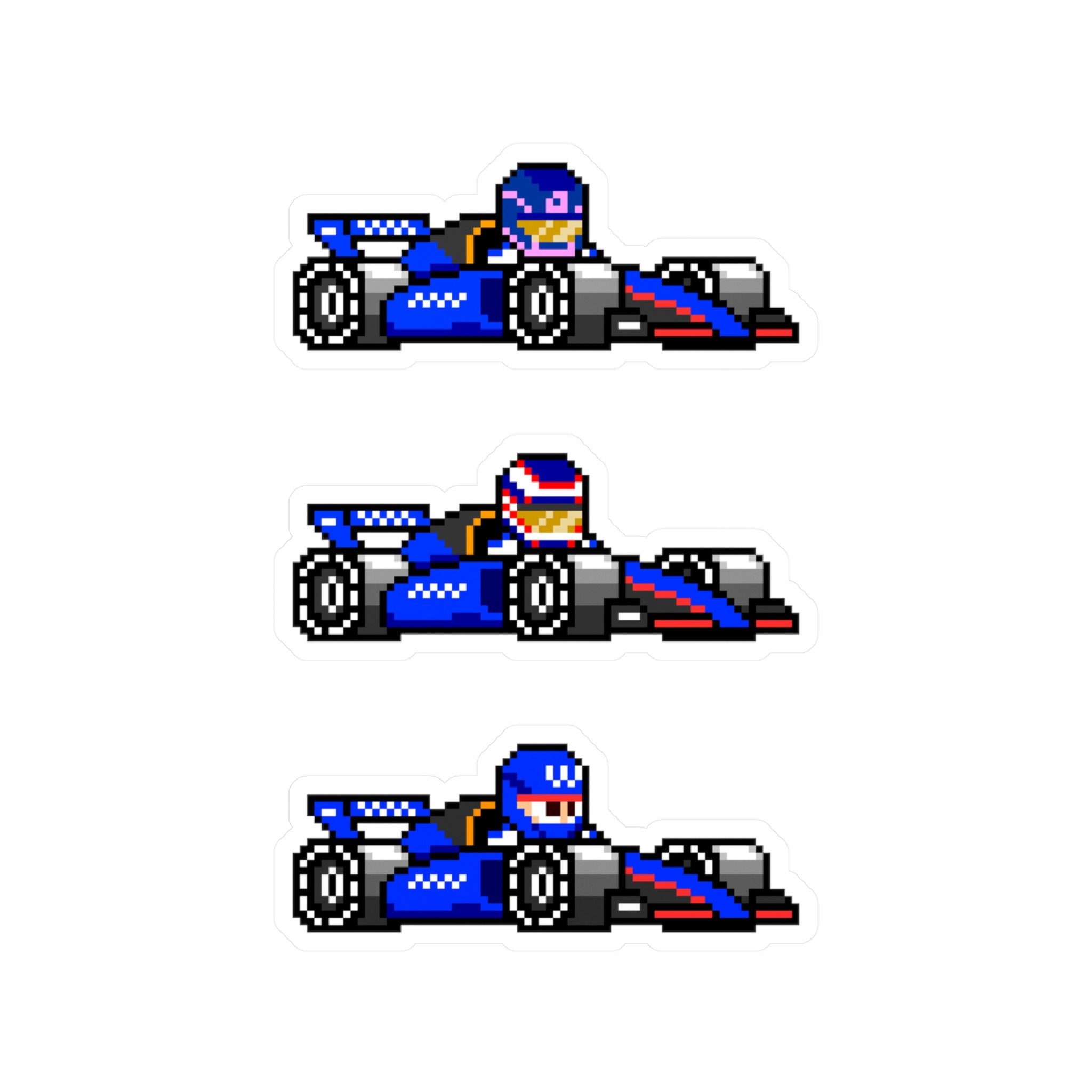 Williams 8-bit Vinyl Decal Stickers