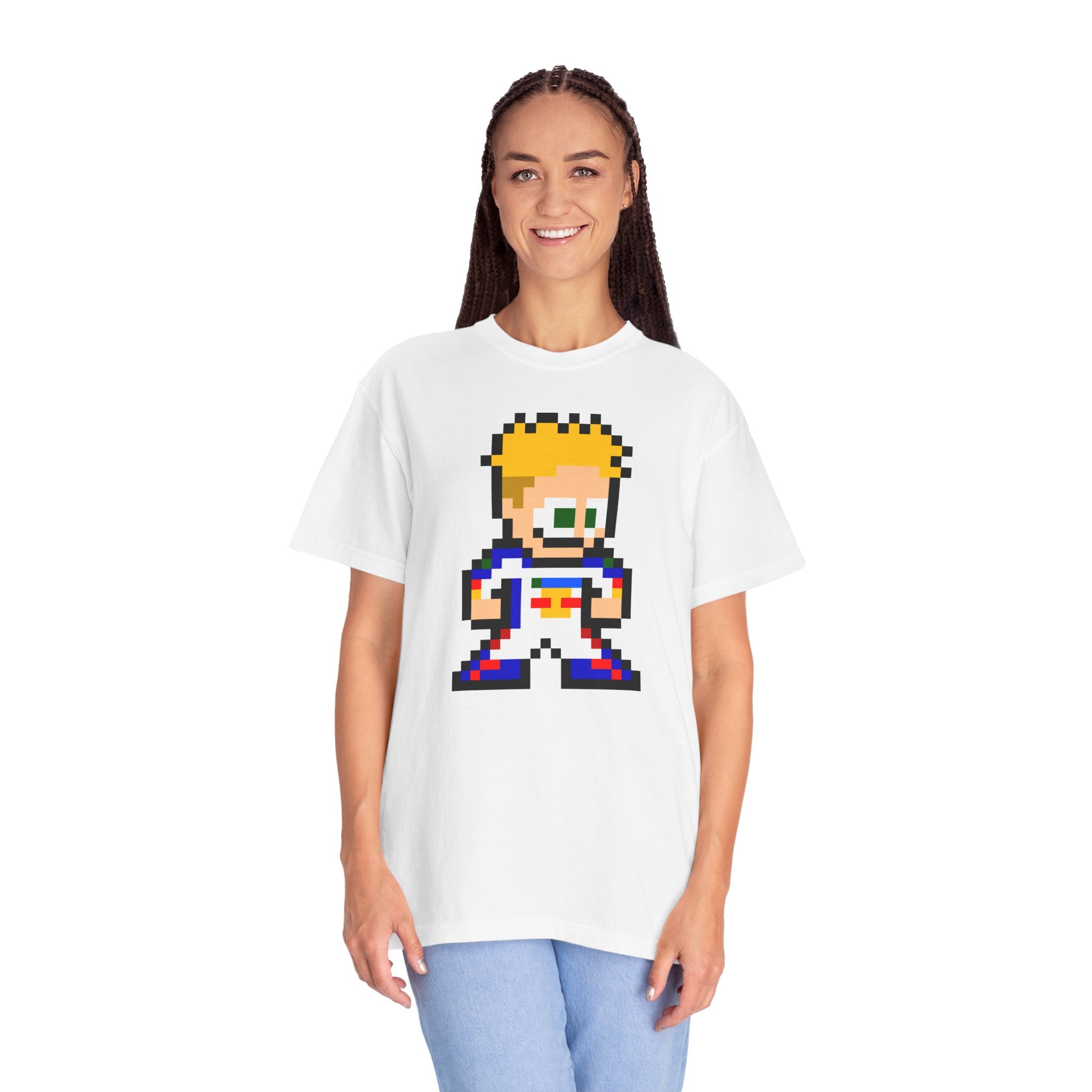 8-bit Liam Lawson Adult Heavyweight 100% Cotton T-shirt