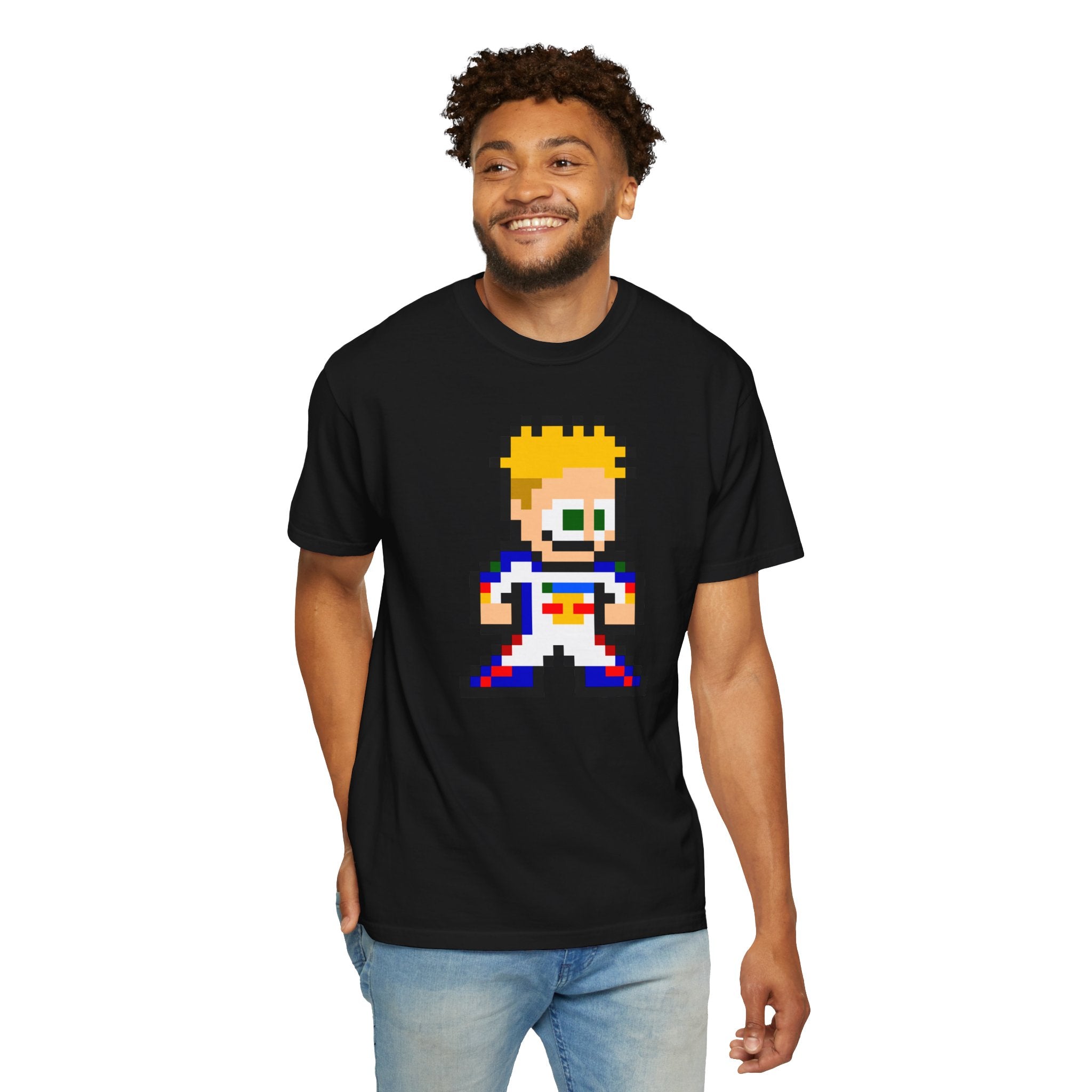 8-bit Liam Lawson Adult Heavyweight 100% Cotton T-shirt