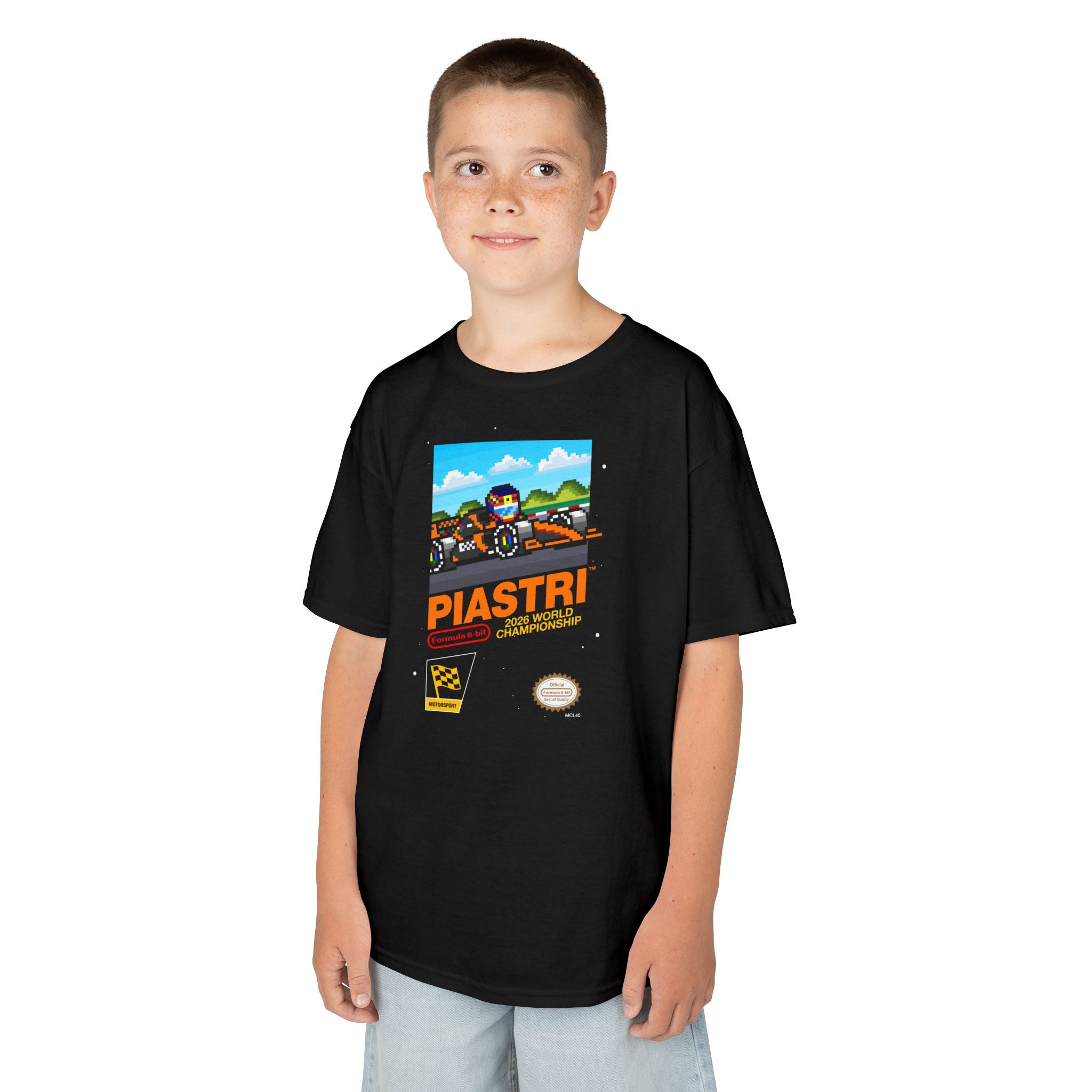 Oscar Piastri 8-bit Game Kids Tee