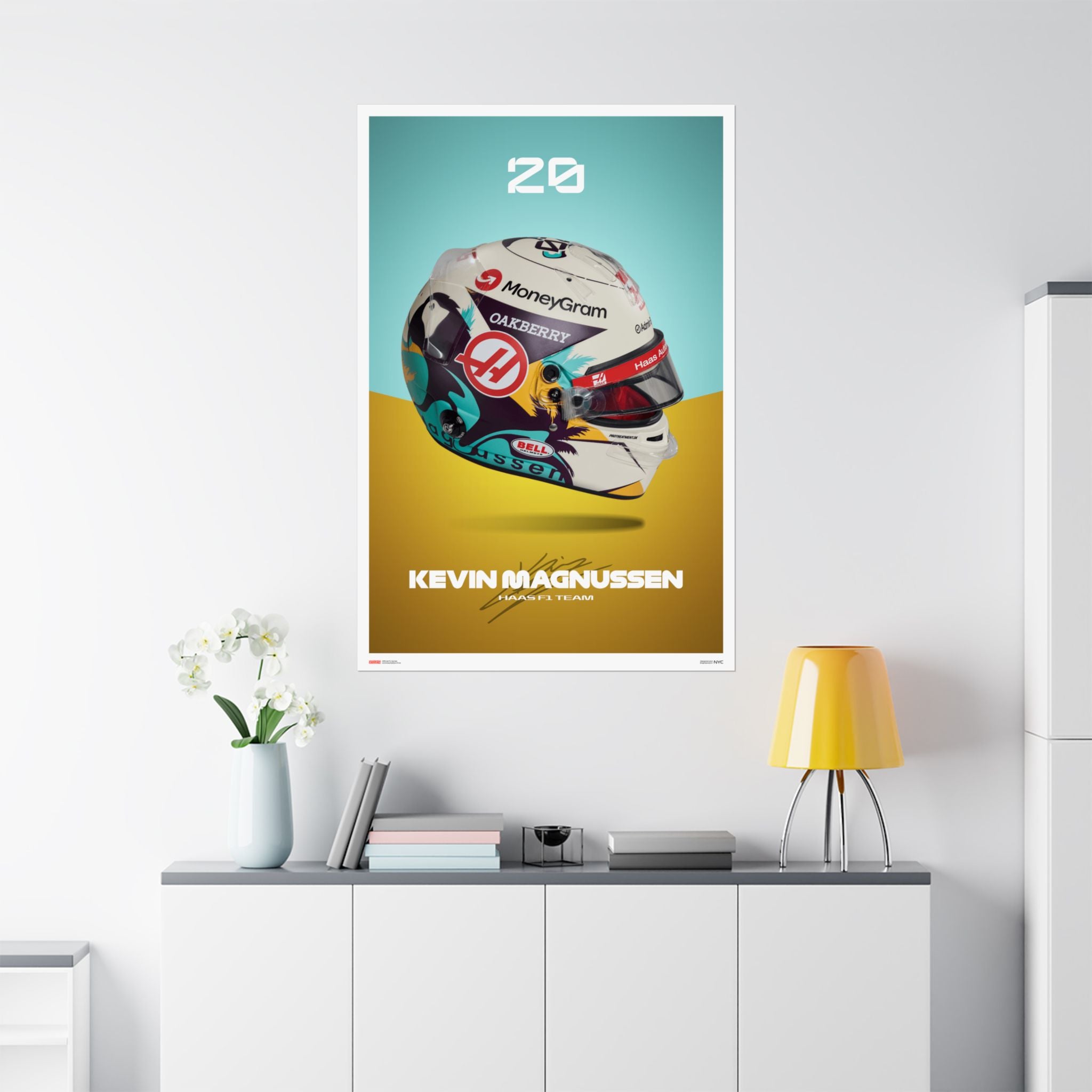 Kevin Magnussen Signature Poster
