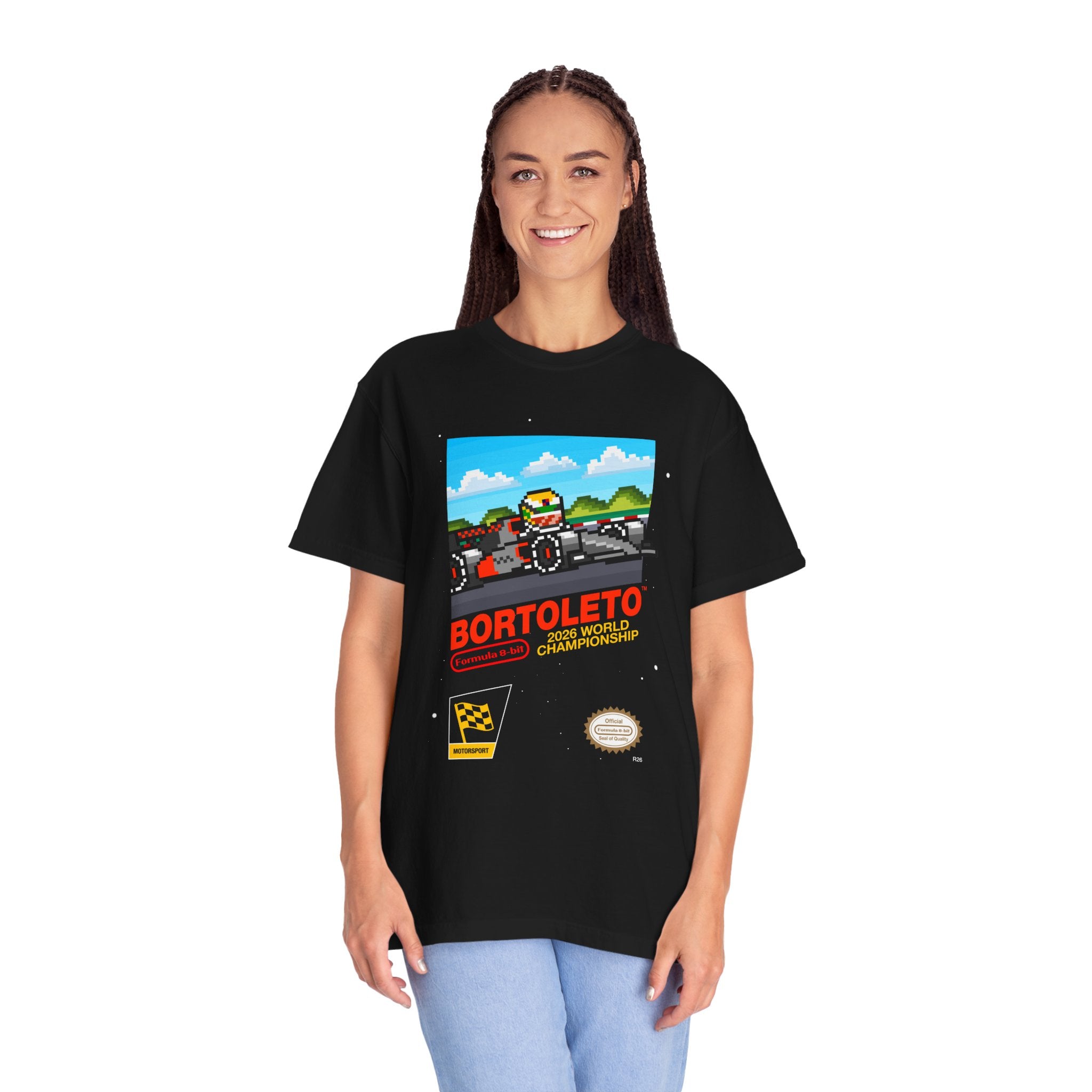 Bortoleto 8-bit Game T-shirt