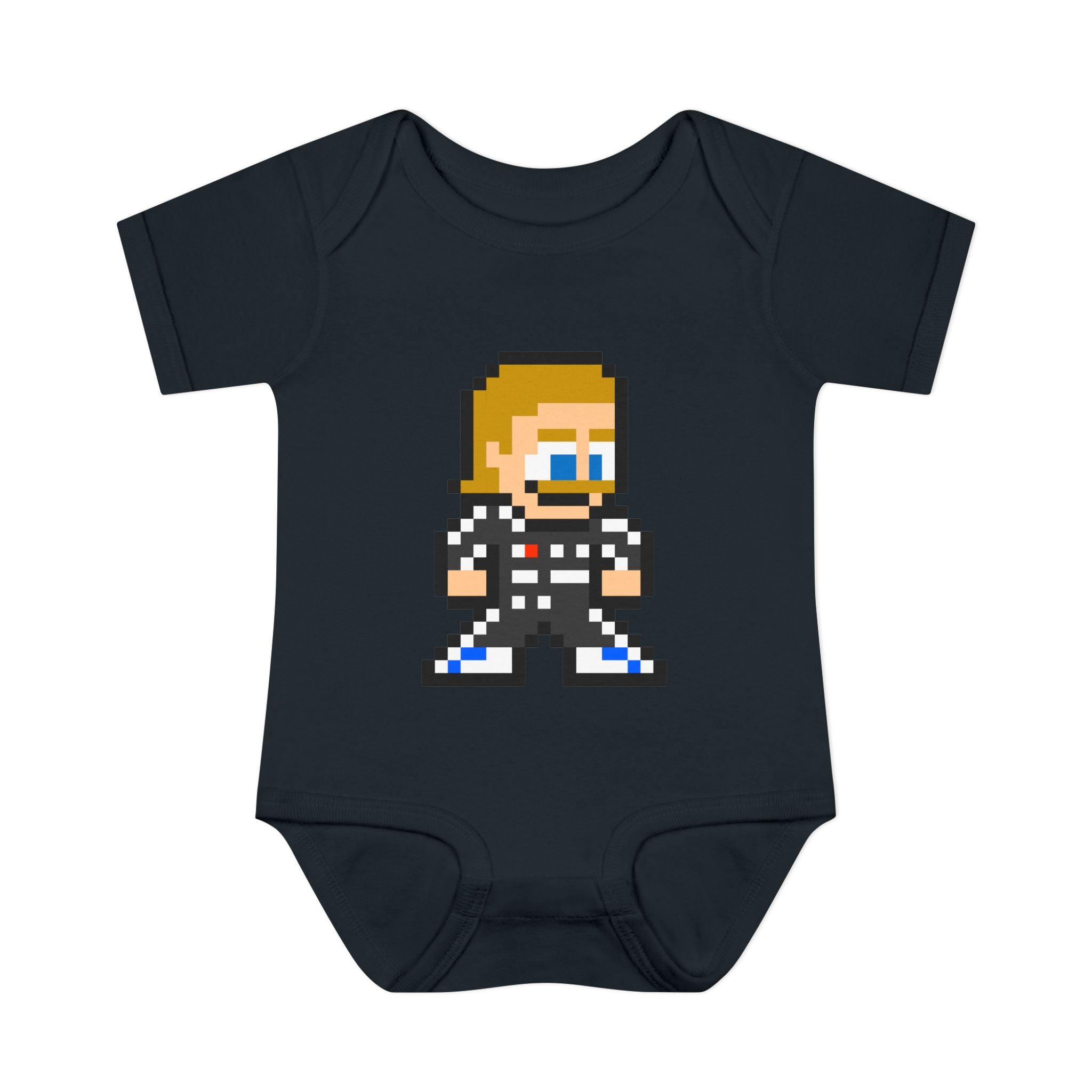 8-bit Valtteri Bottas Baby Bodysuit