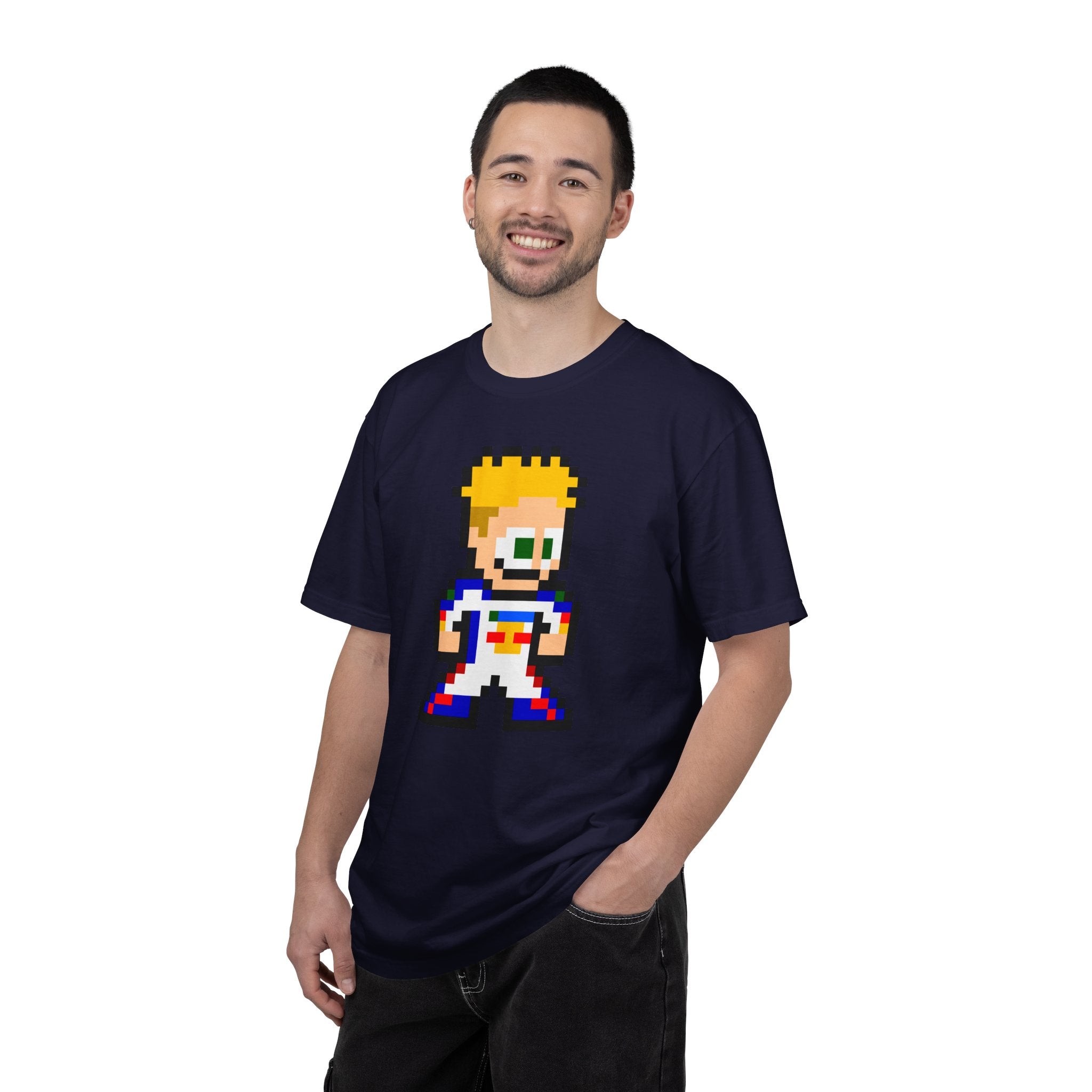 8-bit Liam Lawson Adult Heavyweight 100% Cotton T-shirt
