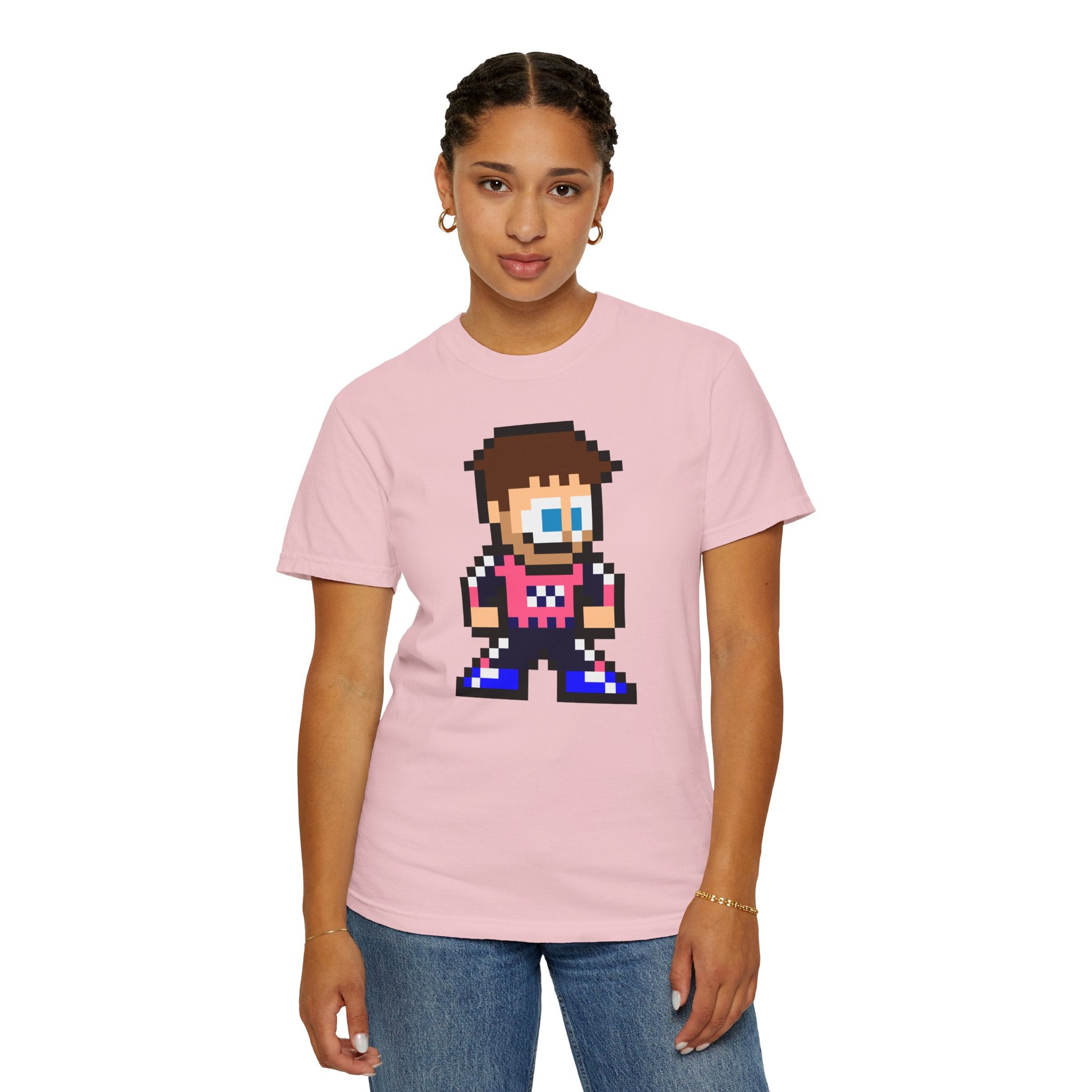 8-bit Pierre Gasly Adult Heavyweight 100% Cotton T-shirt