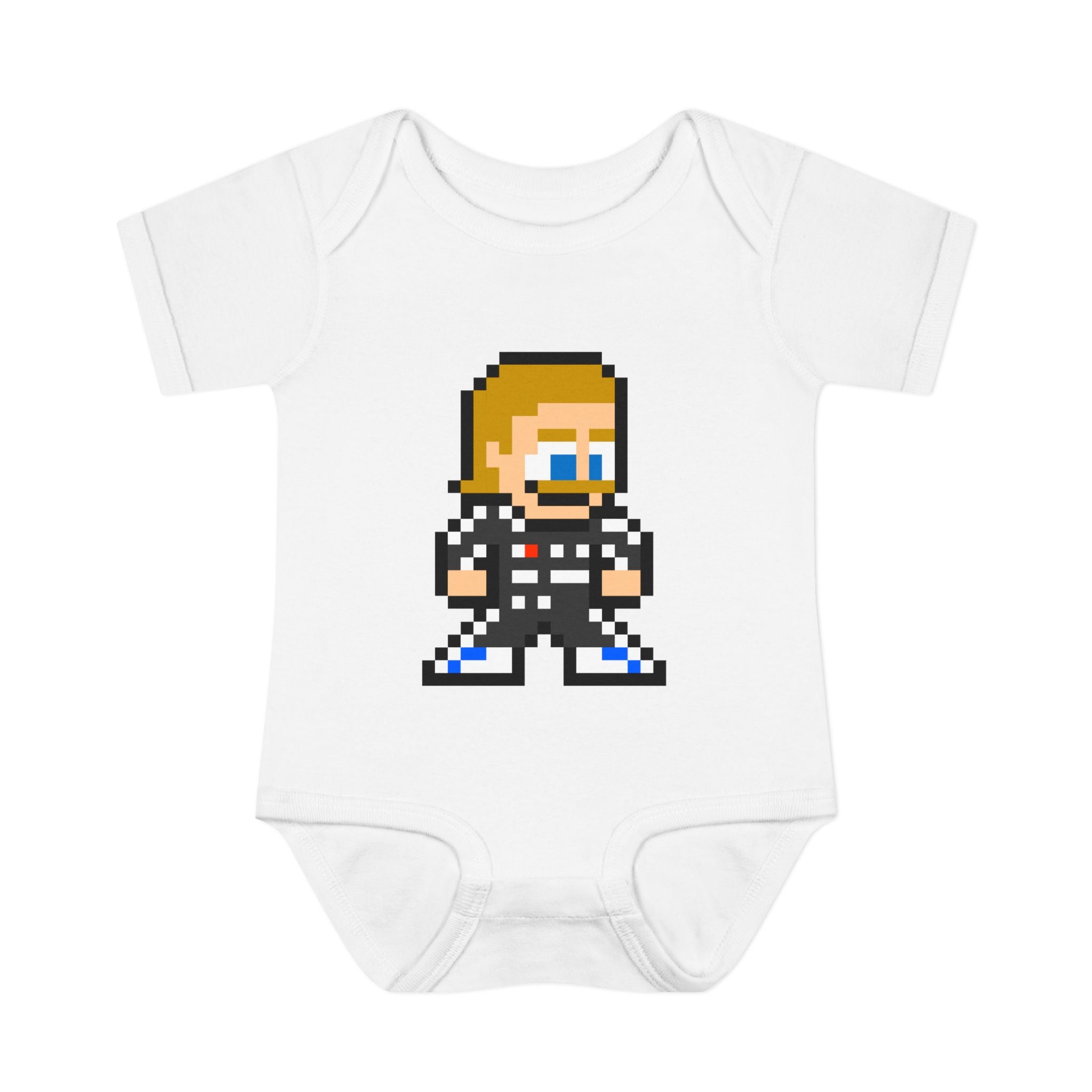8-bit Valtteri Bottas Baby Bodysuit