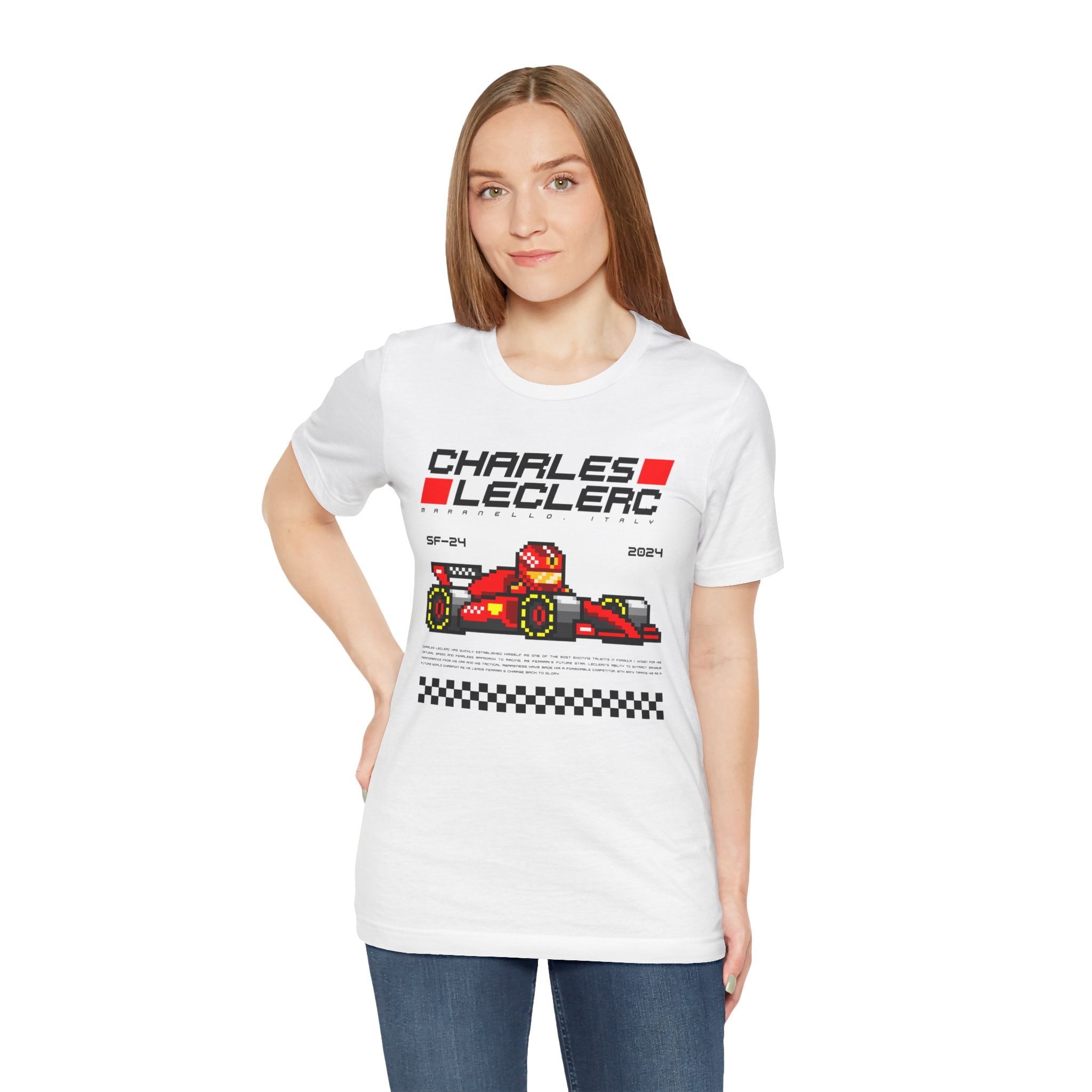 Charles Leclerc 8-bit Team T-shirt
