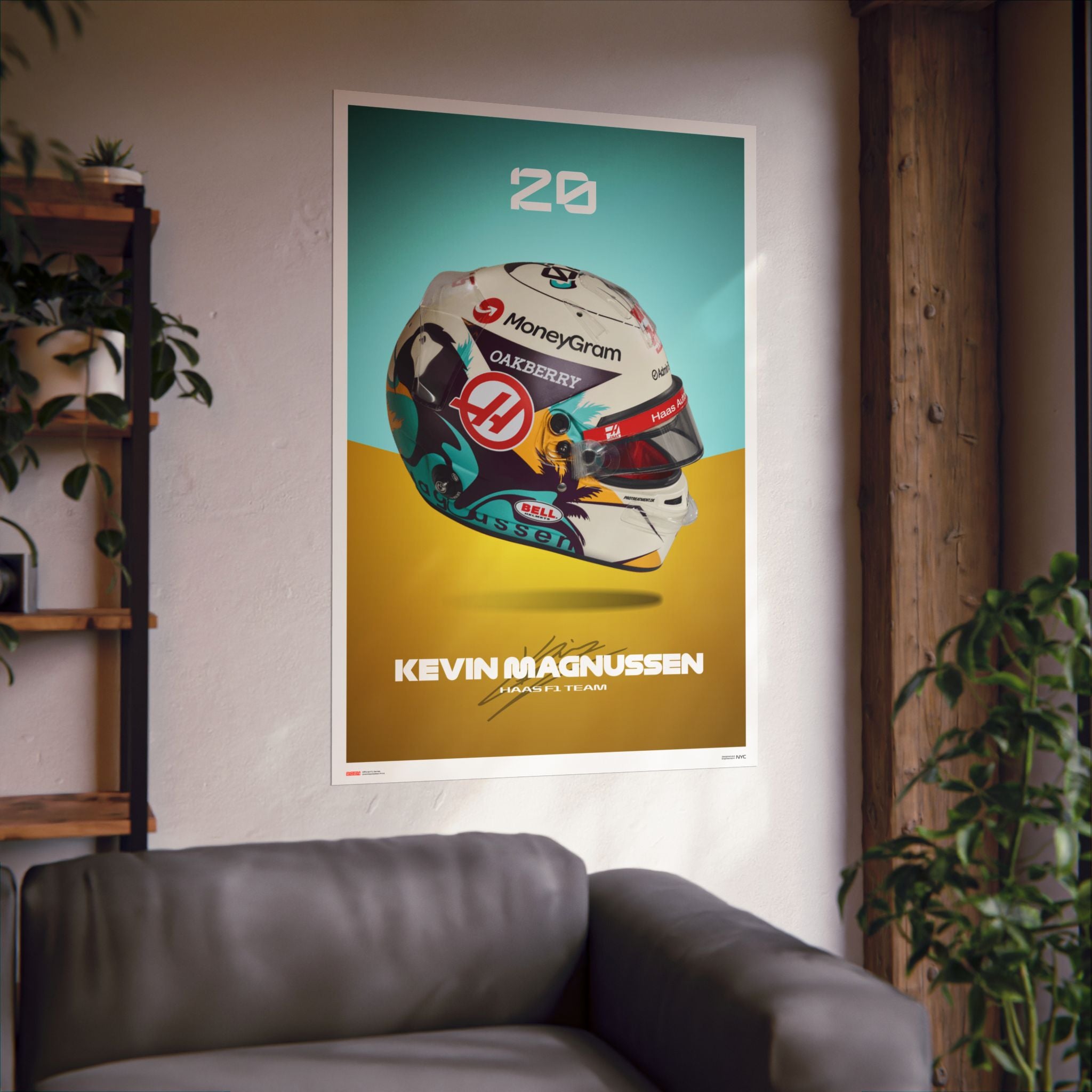 Kevin Magnussen Signature Poster