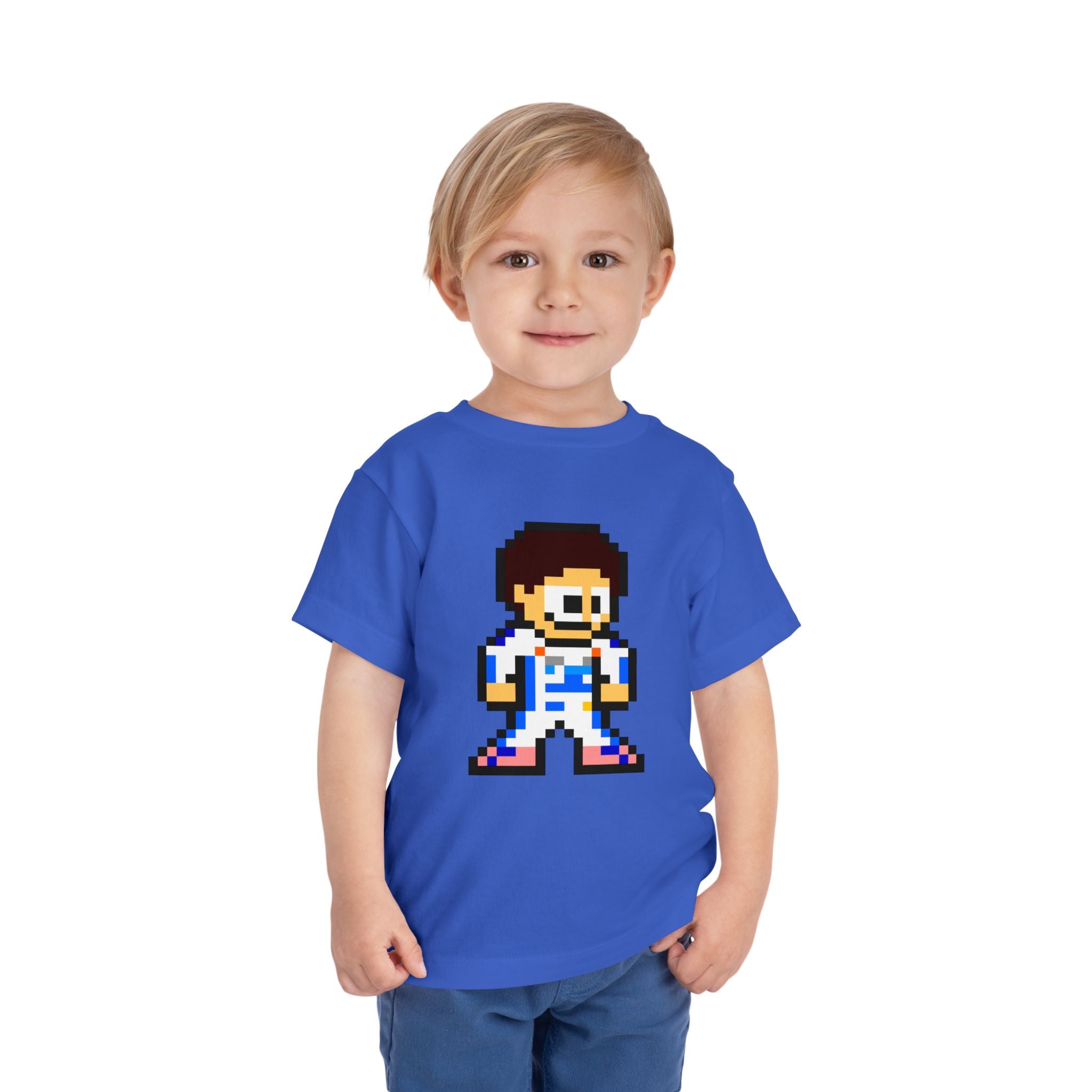 8-bit Alex Albon Toddler Tee