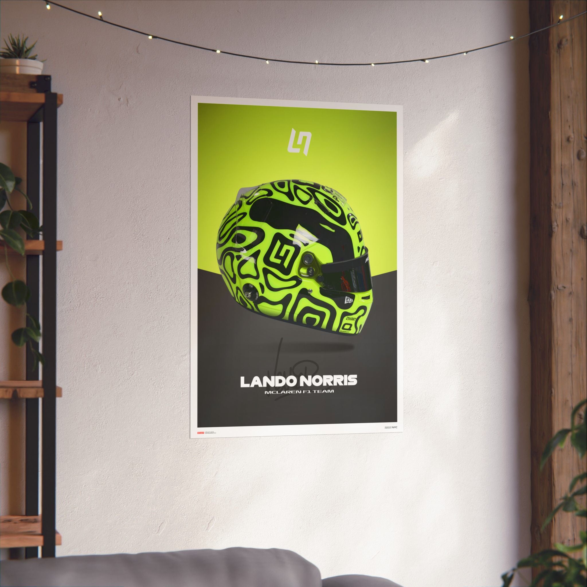 Lando Norris Signature Poster