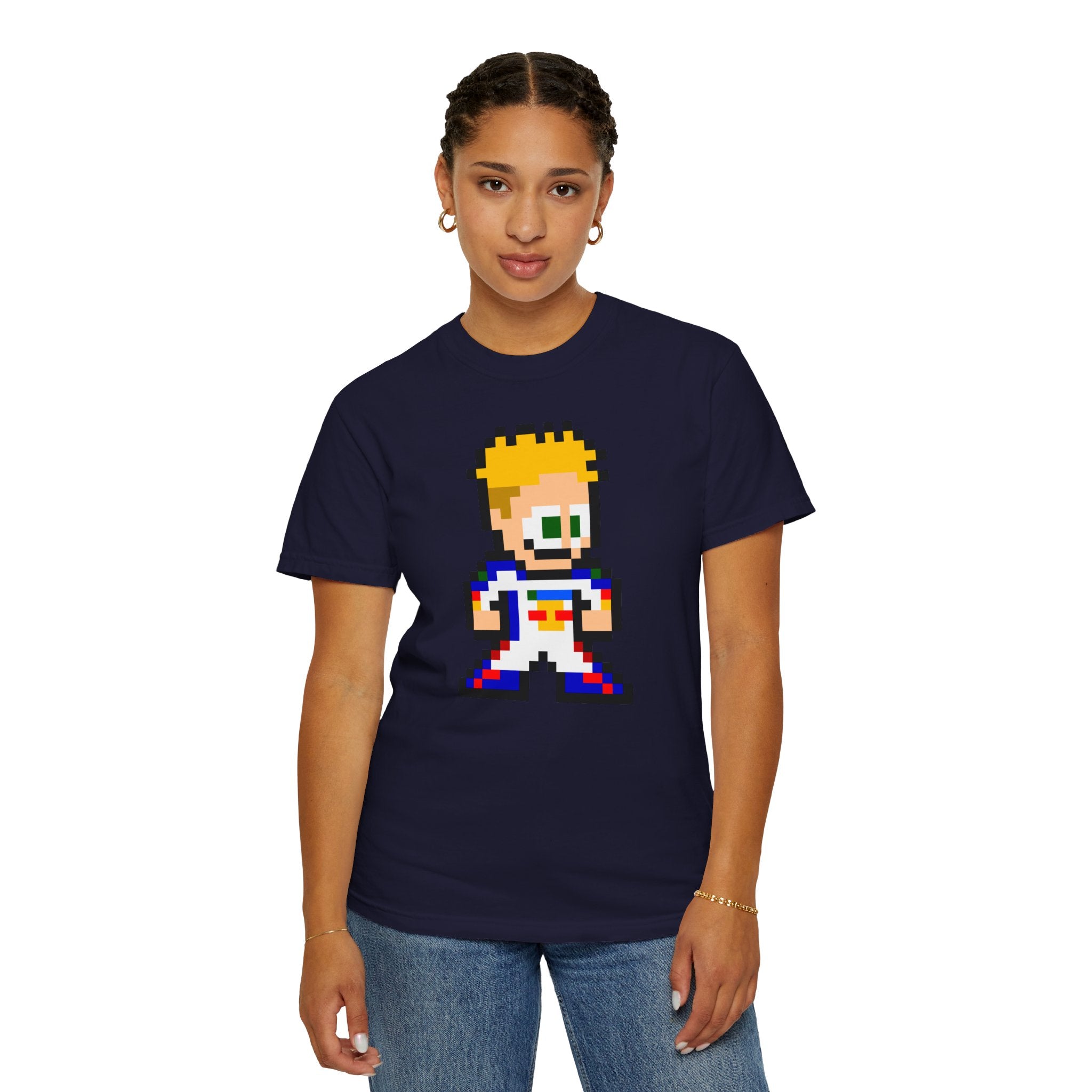 8-bit Liam Lawson Adult Heavyweight 100% Cotton T-shirt