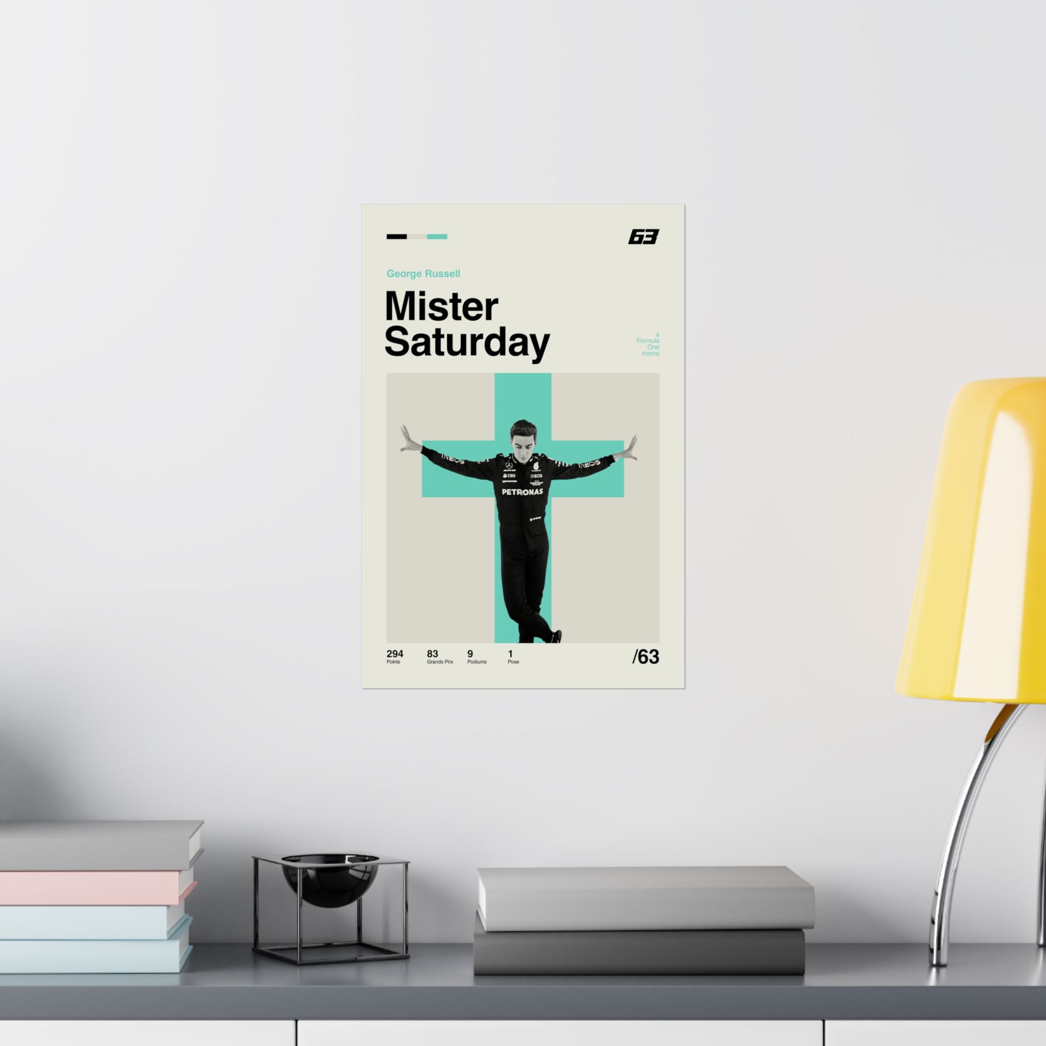Mister Saturday Mid-century Poster