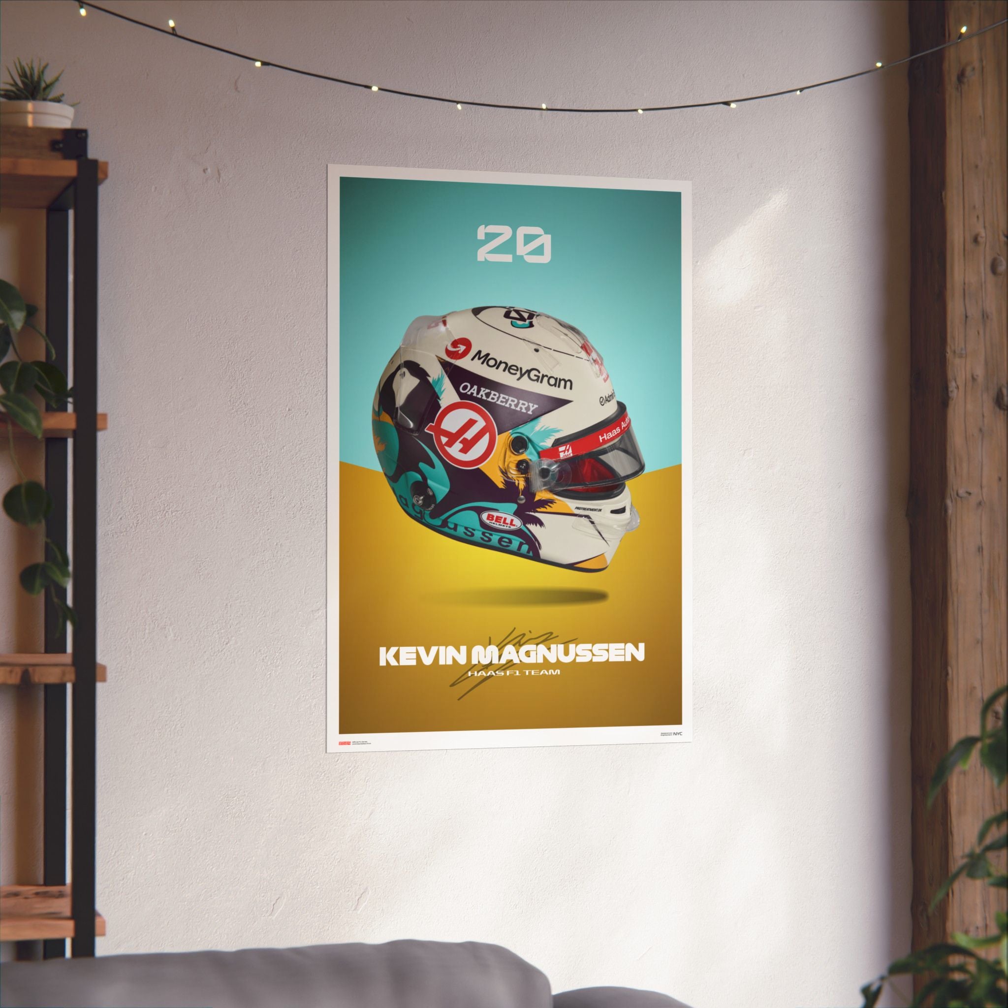 Kevin Magnussen Signature Poster