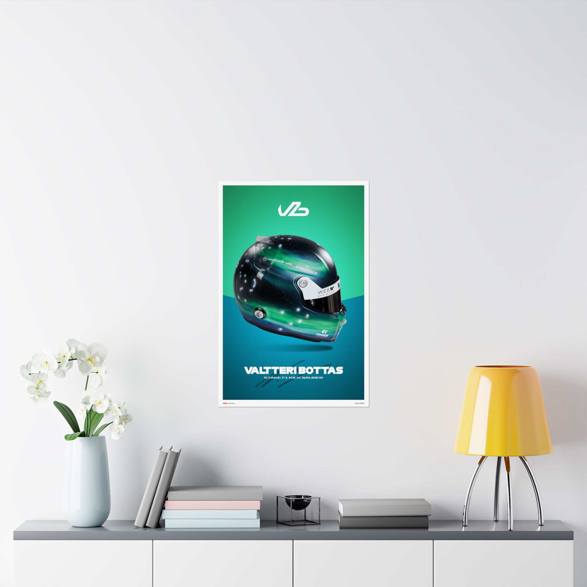 Valtteri Bottas Signature Poster