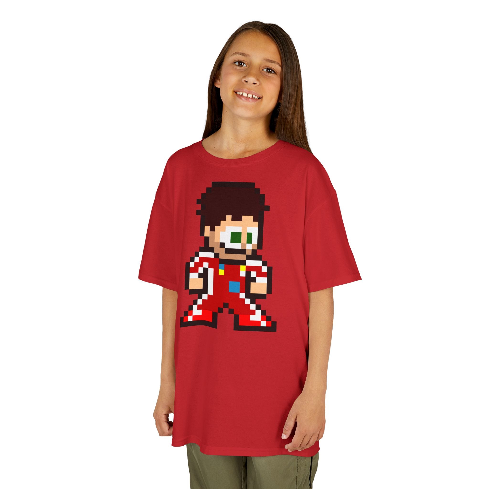 8-bit Charles Leclerc Kids Tee