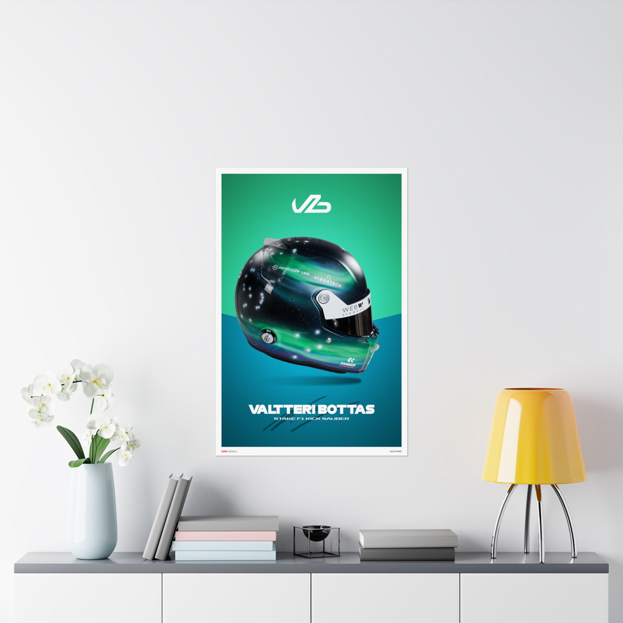 Valtteri Bottas Signature Poster