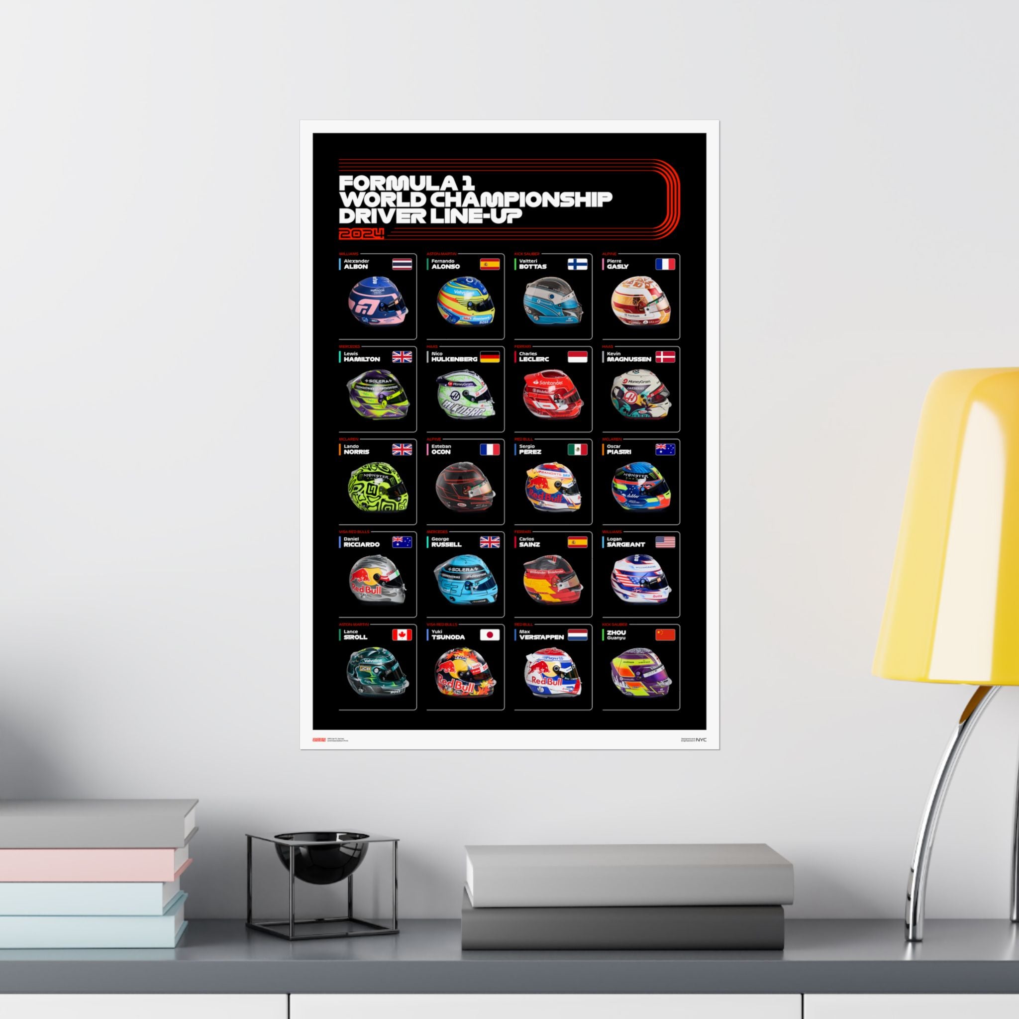2024 Driver Line-up Poster