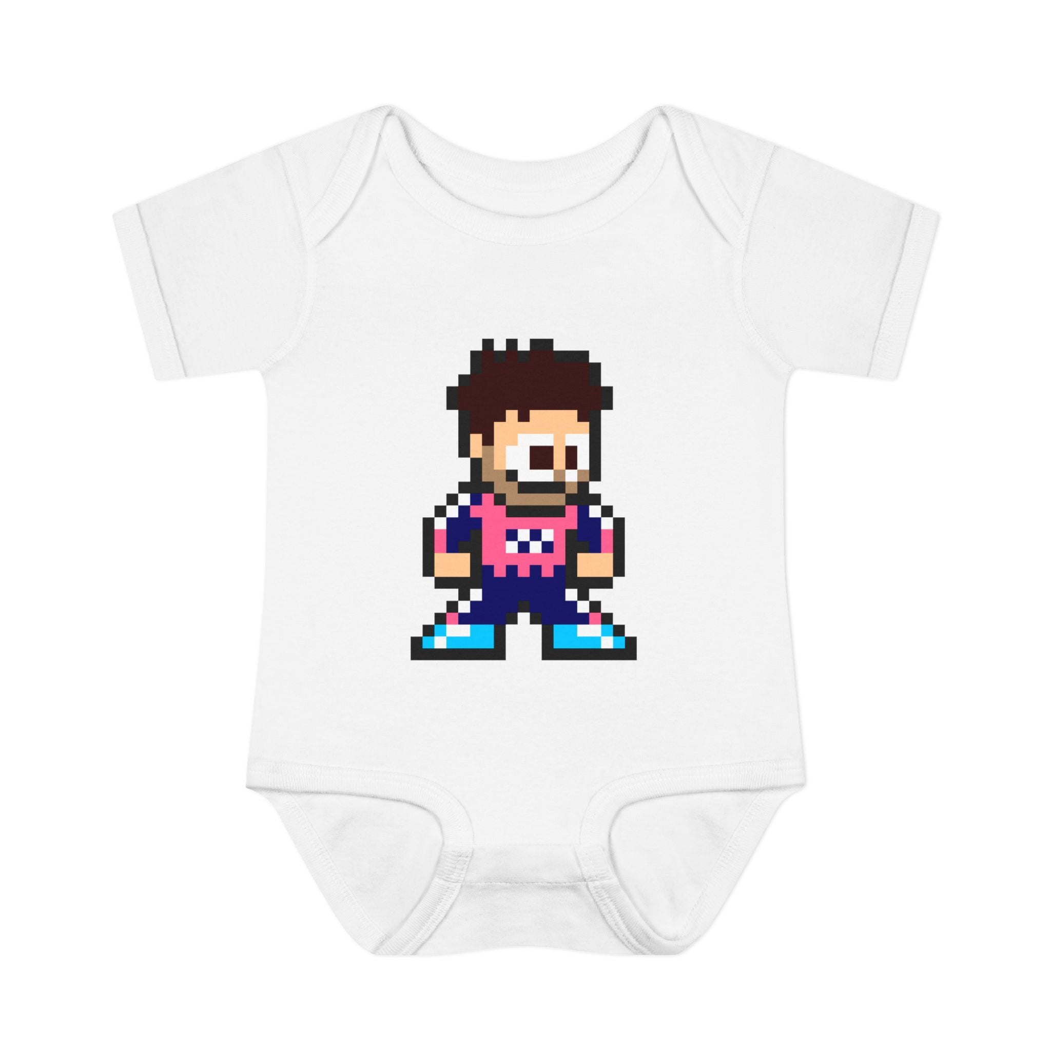 8-bit Franco Colapinto Baby Bodysuit