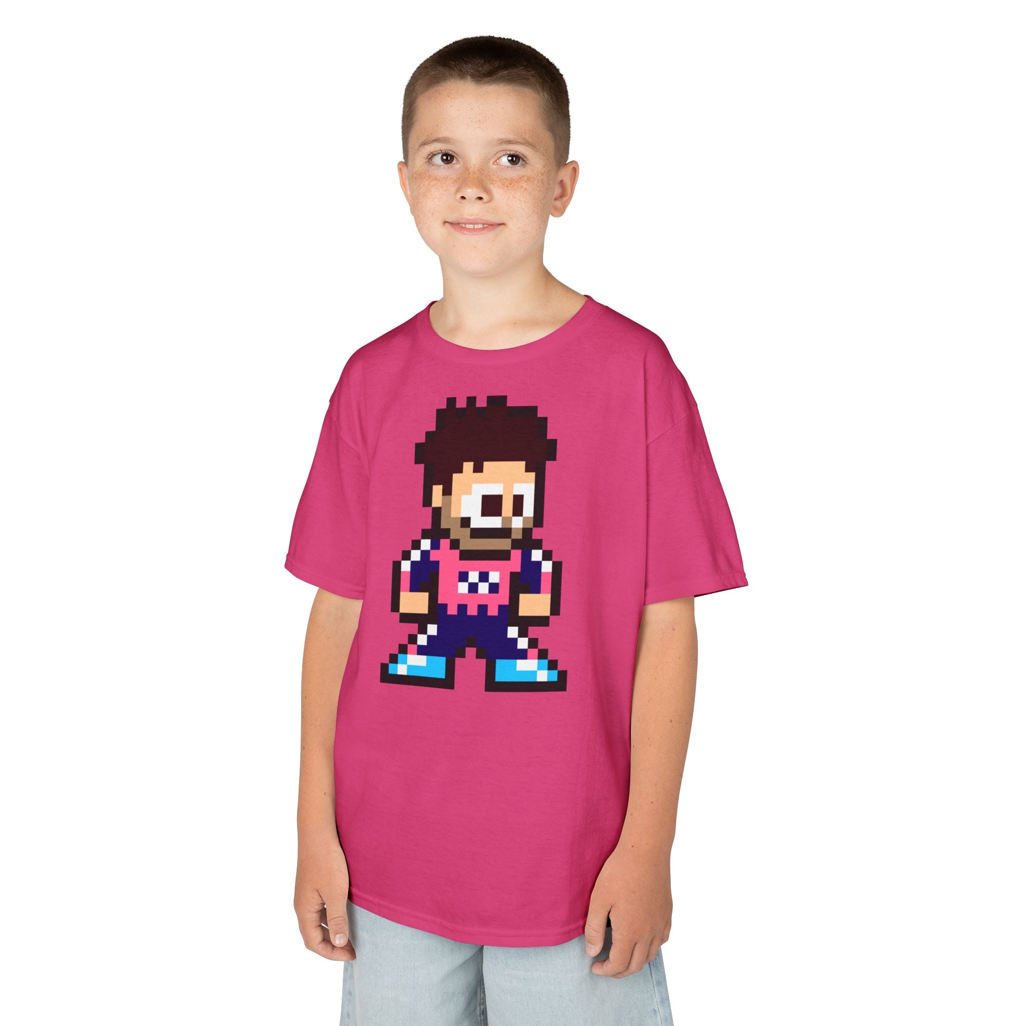 8-bit Franco Colapinto Kids Tee