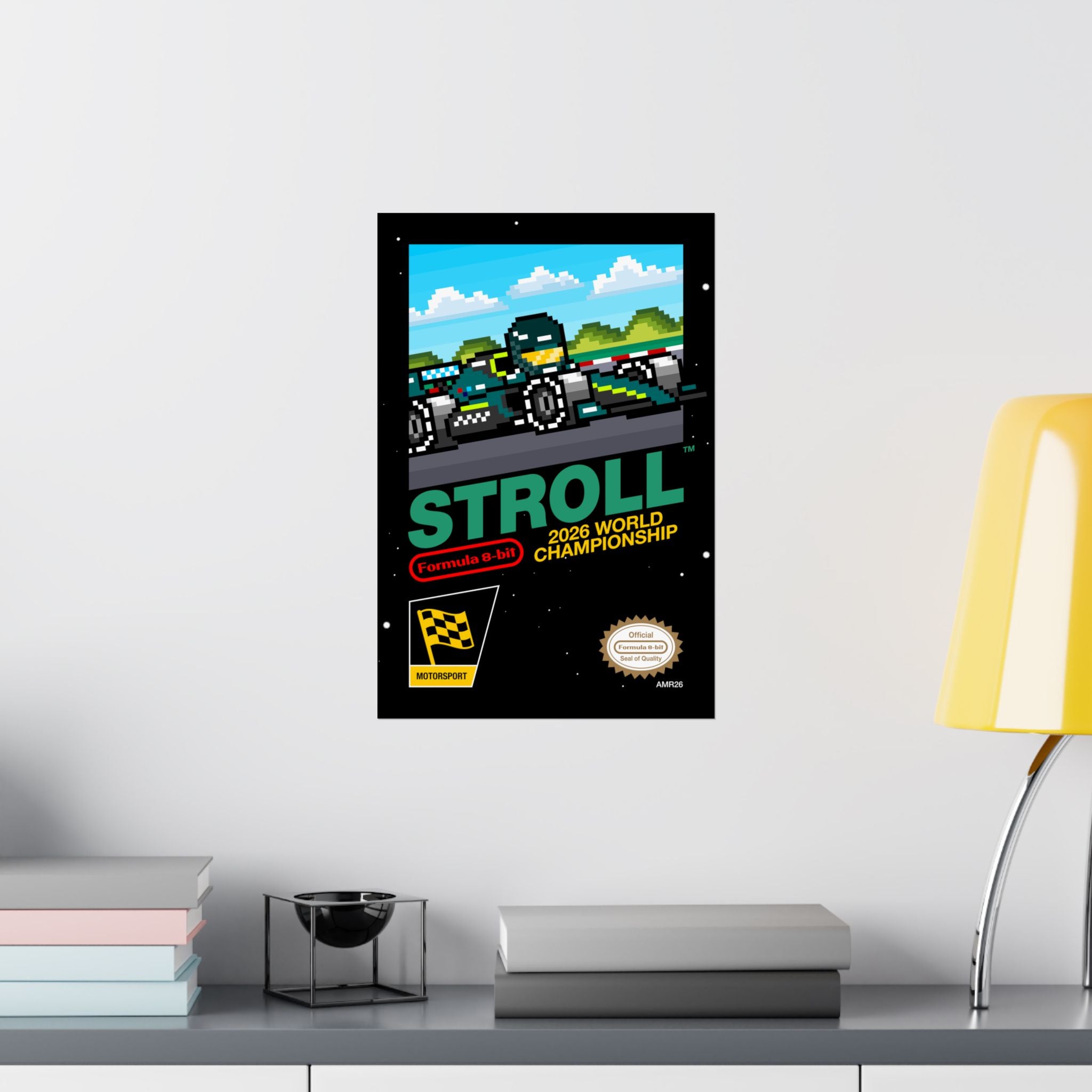 Stroll 8-bit Game Poster