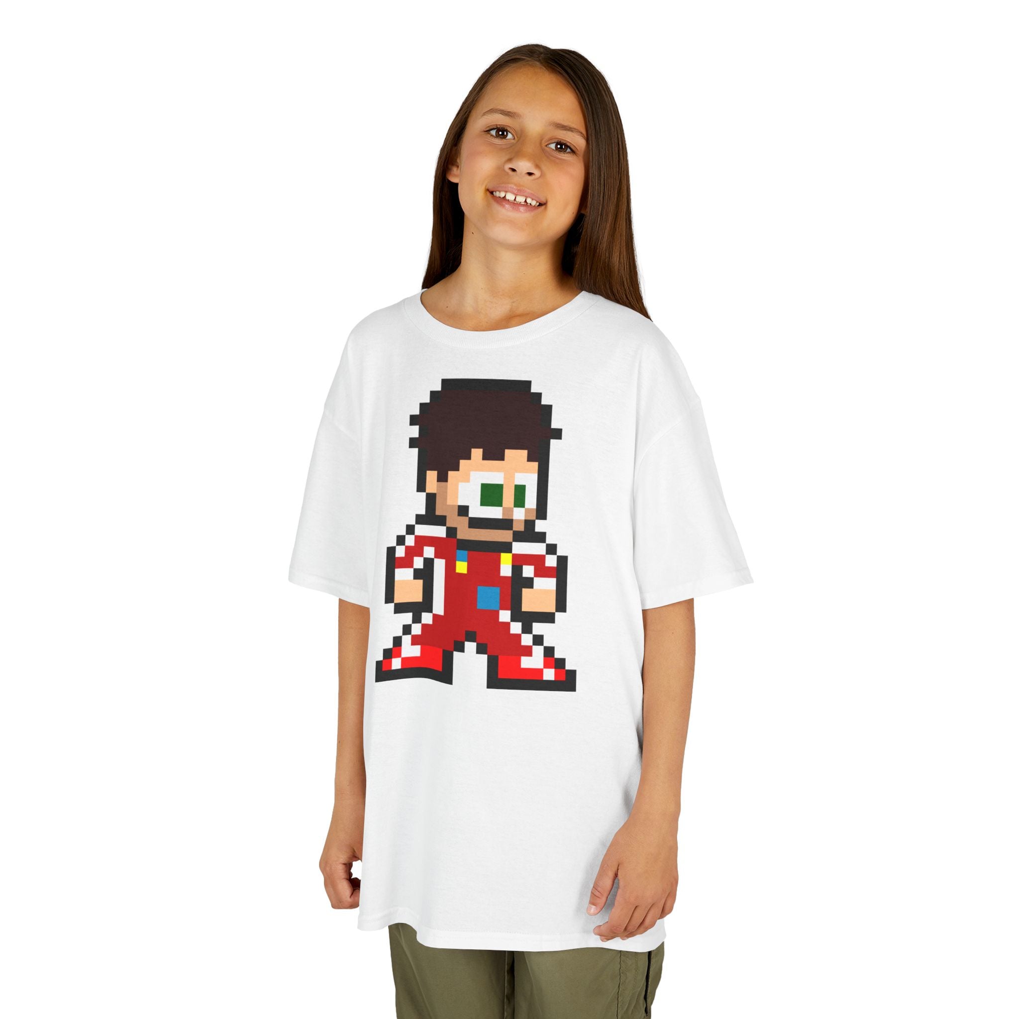 8-bit Charles Leclerc Kids Tee