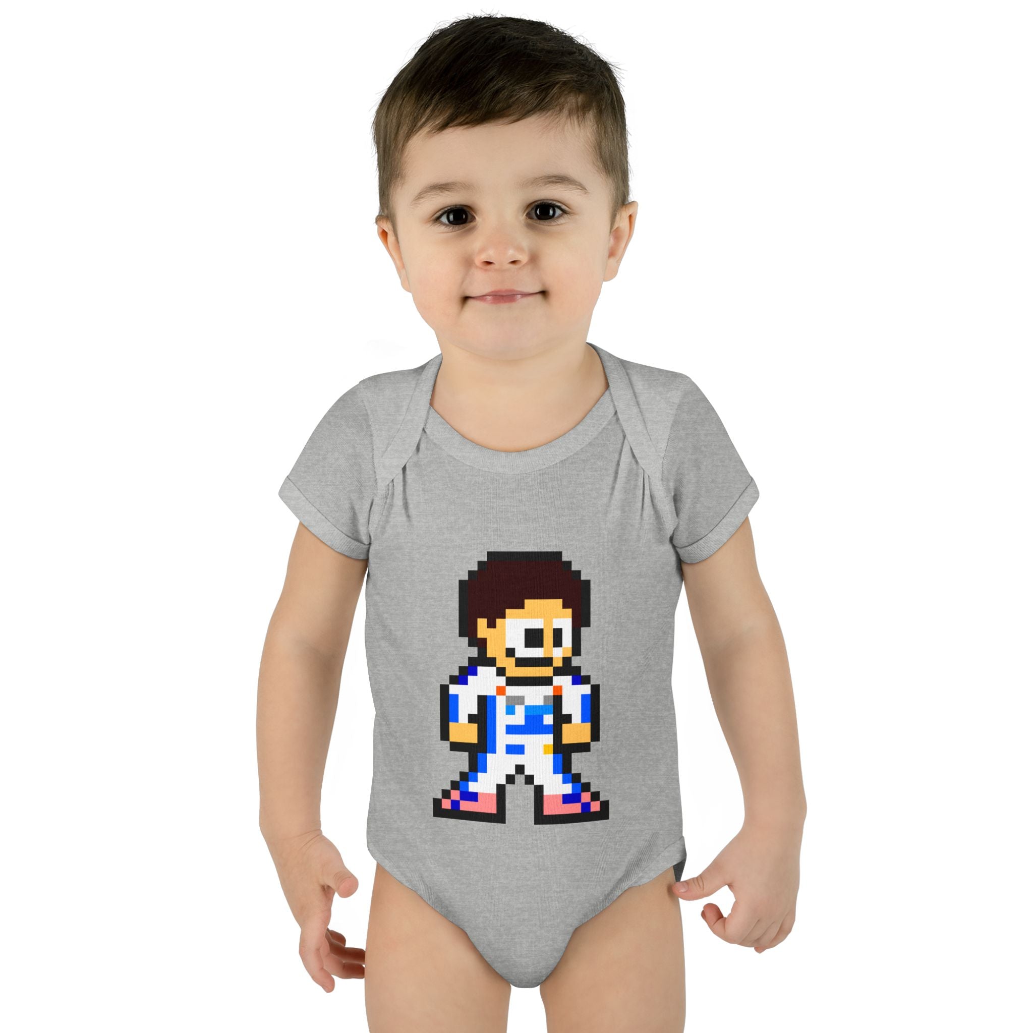 8-bit Alex Albon Baby Bodysuit