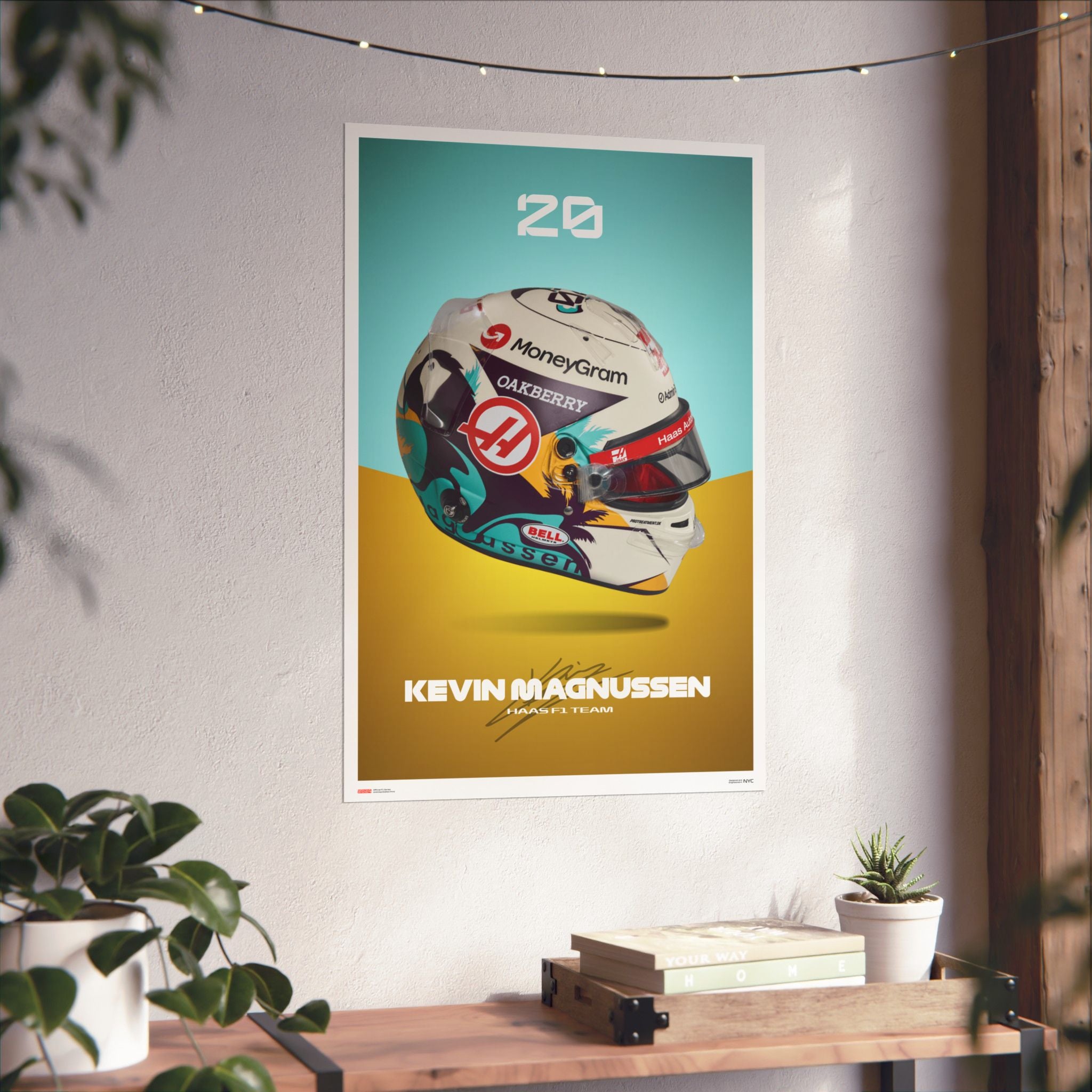 Kevin Magnussen Signature Poster