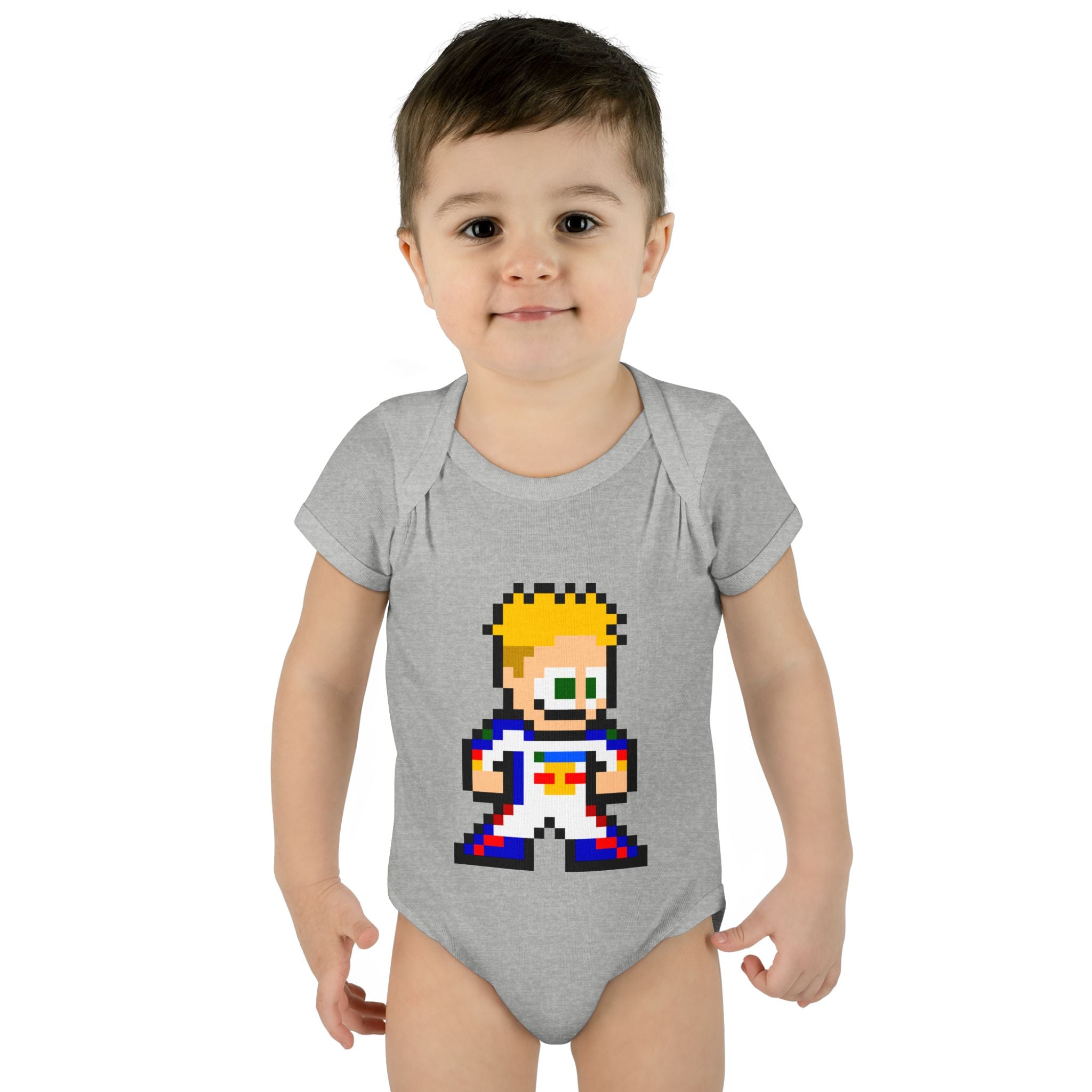 8-bit Liam Lawson Baby Bodysuit