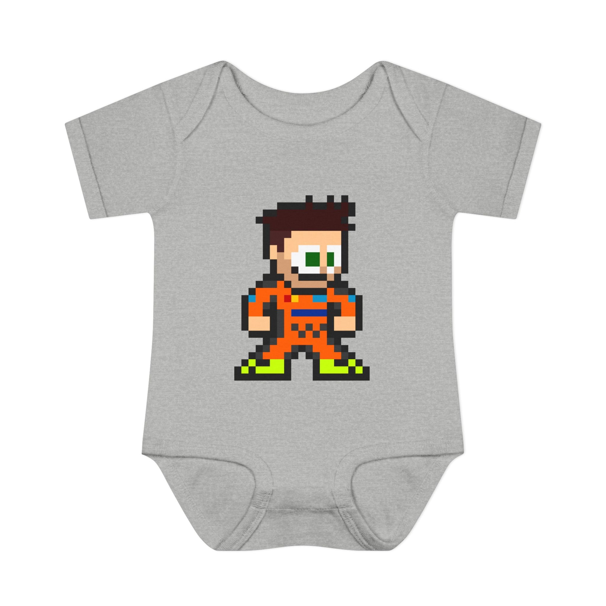 8-bit Lando Norris Baby Bodysuit