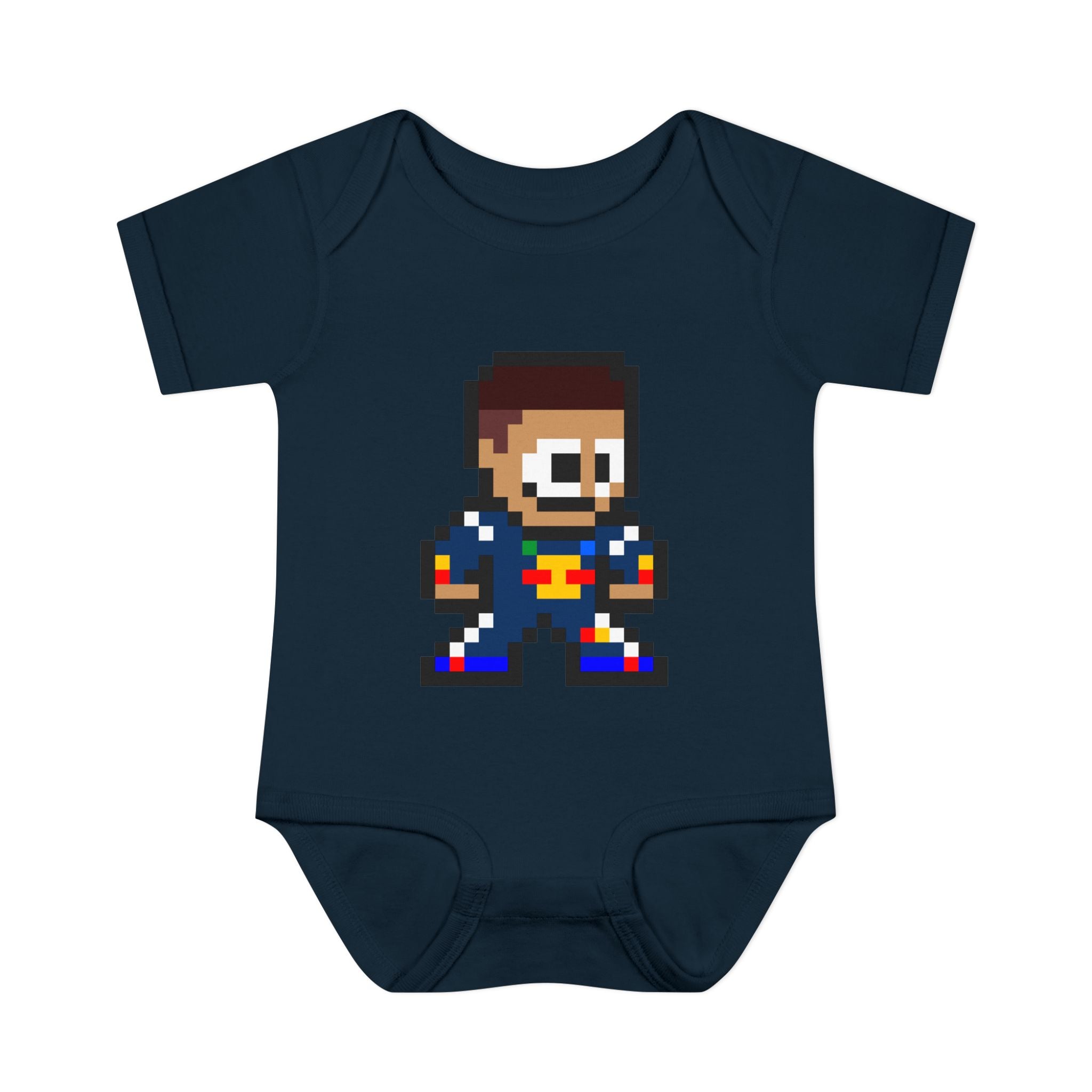 8-bit Isack Hadjar Baby Bodysuit