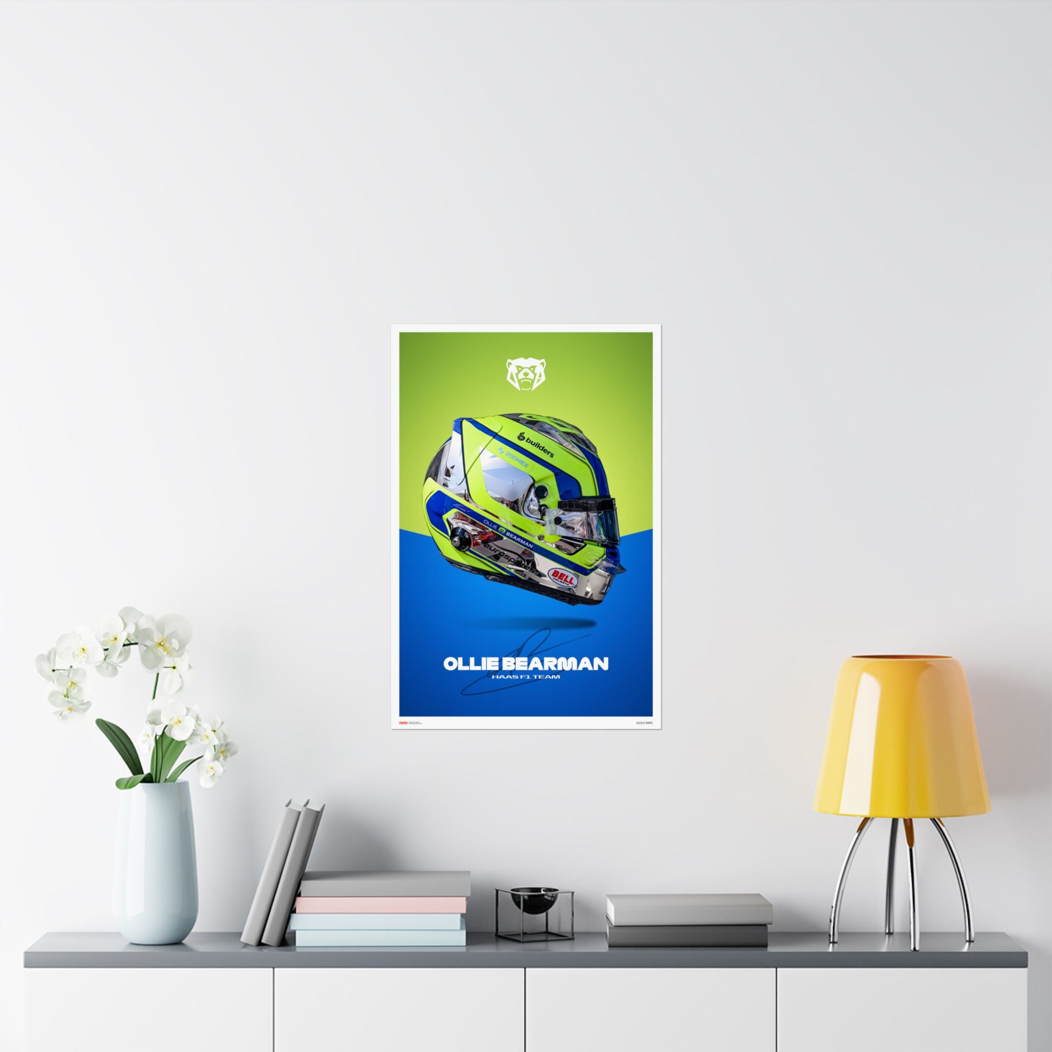 Ollie Bearman Signature Poster