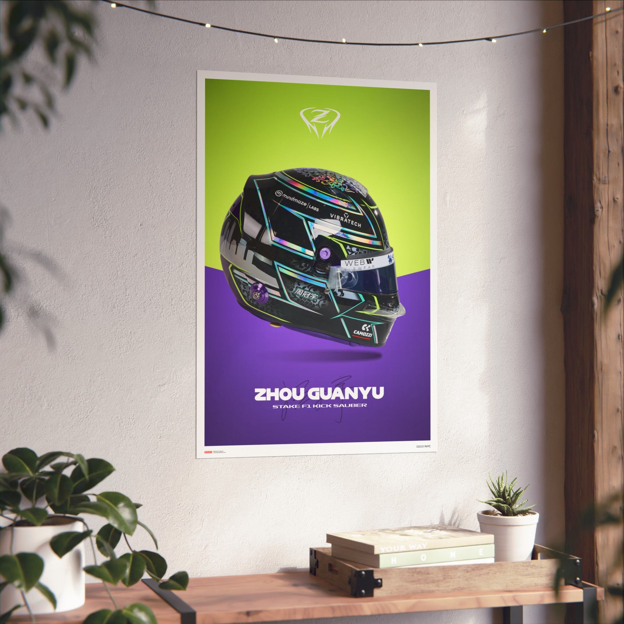 Zhou Guanyu Signature Poster