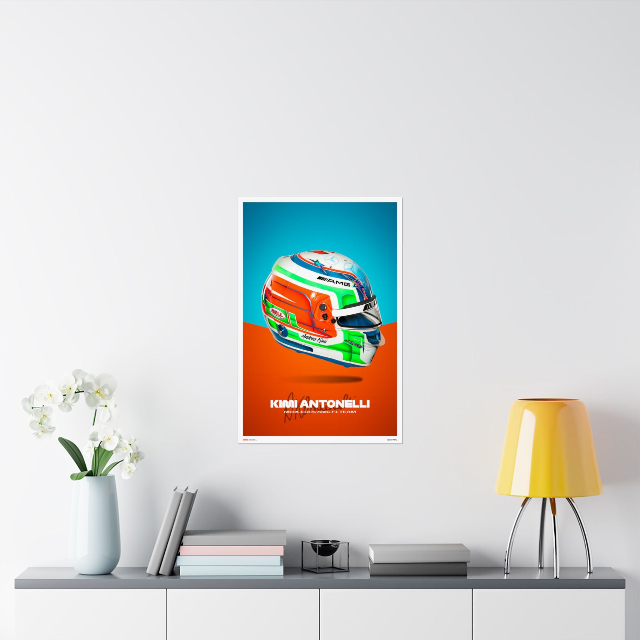 Kimi Antonelli Signature Poster