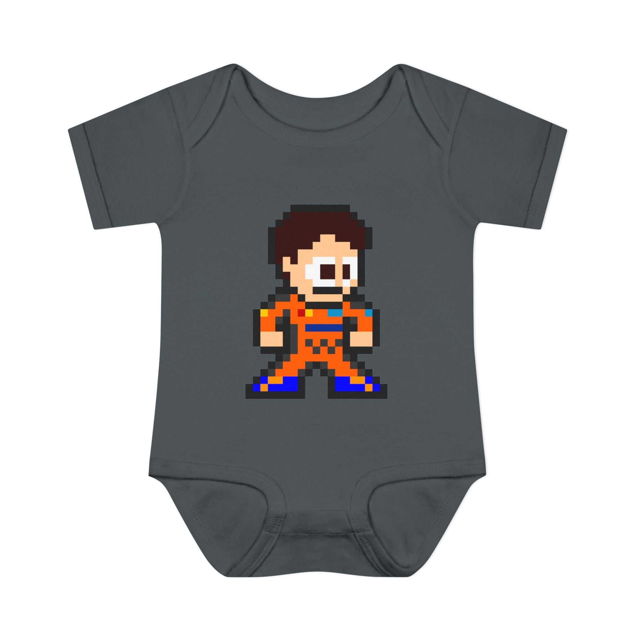8-bit Oscar Piastri Baby Bodysuit