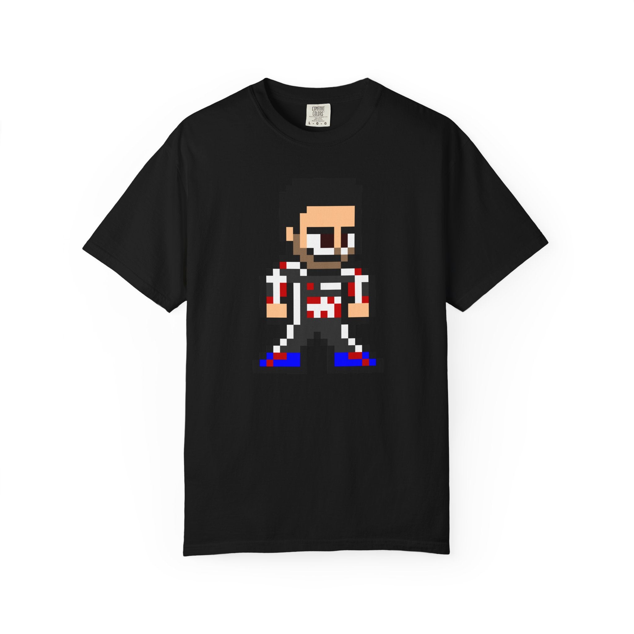 8-bit Esteban Ocon Adult Heavyweight 100% Cotton T-shirt