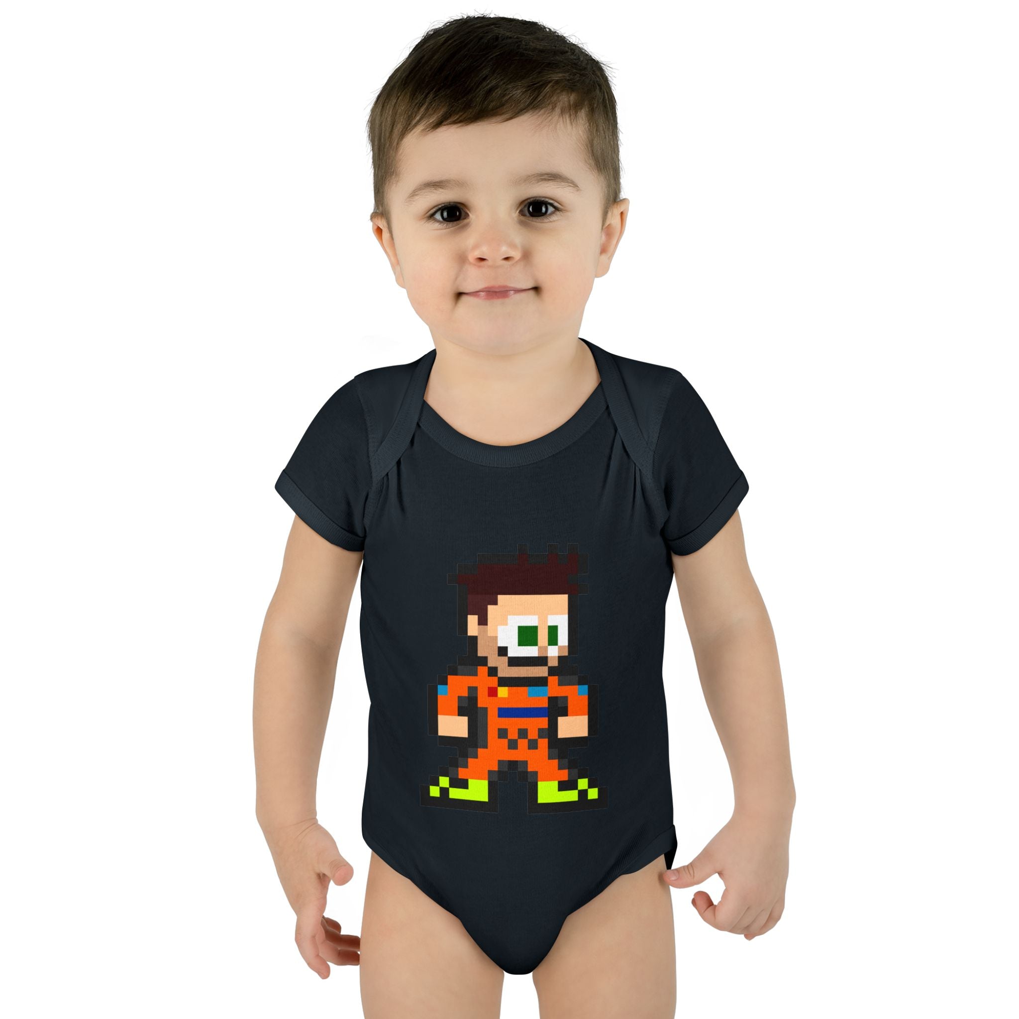 8-bit Lando Norris Baby Bodysuit