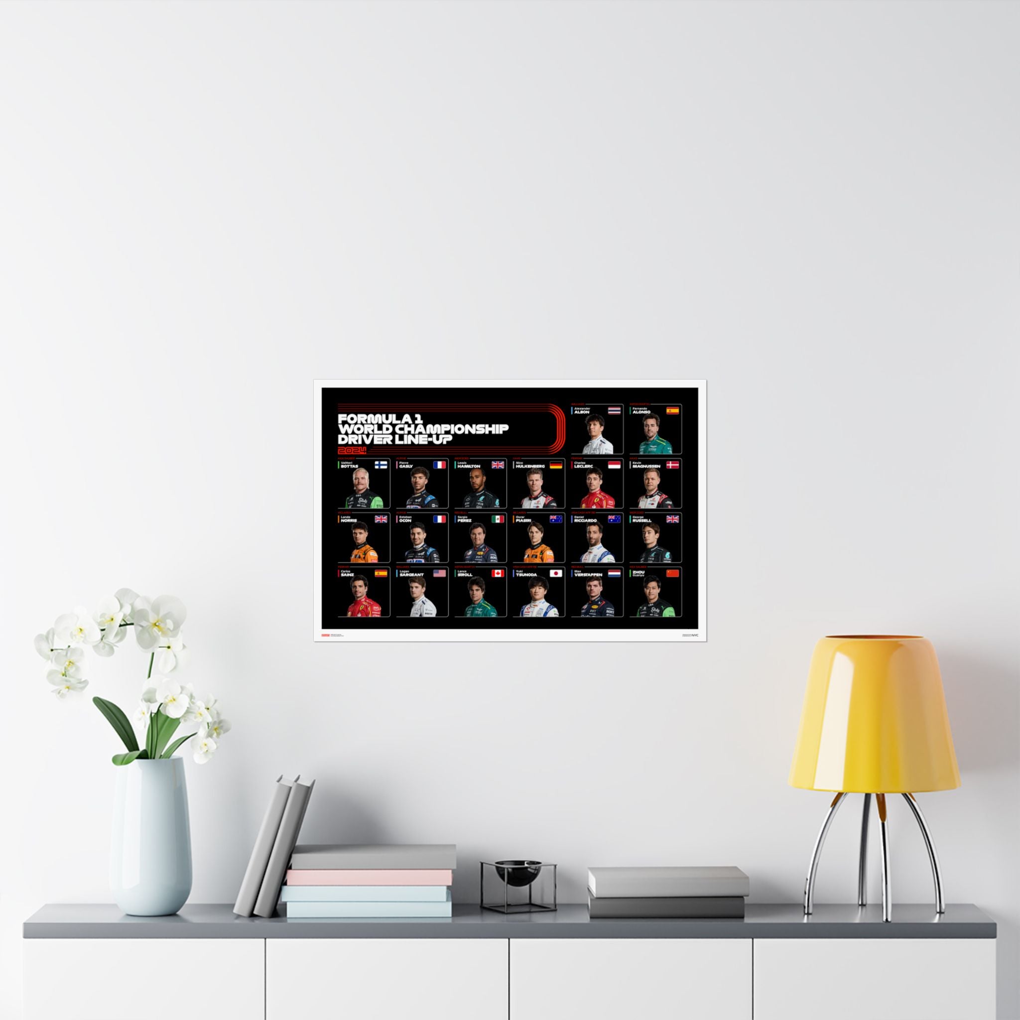 2024 Driver Line-up Poster