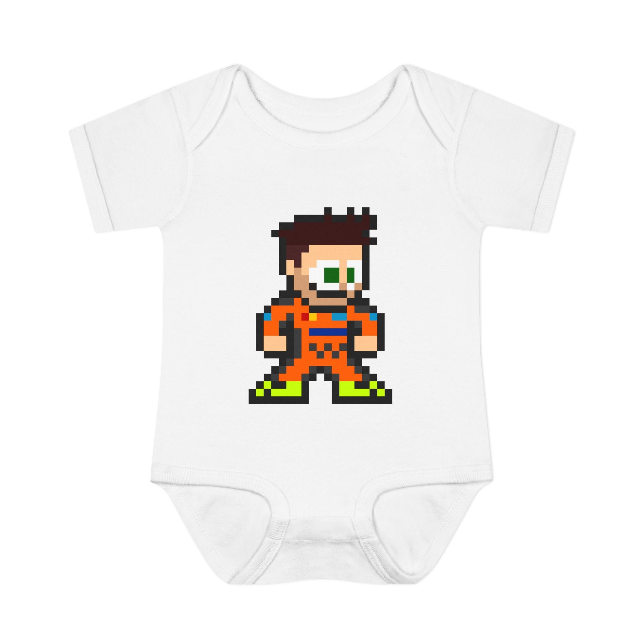 8-bit Lando Norris Baby Bodysuit